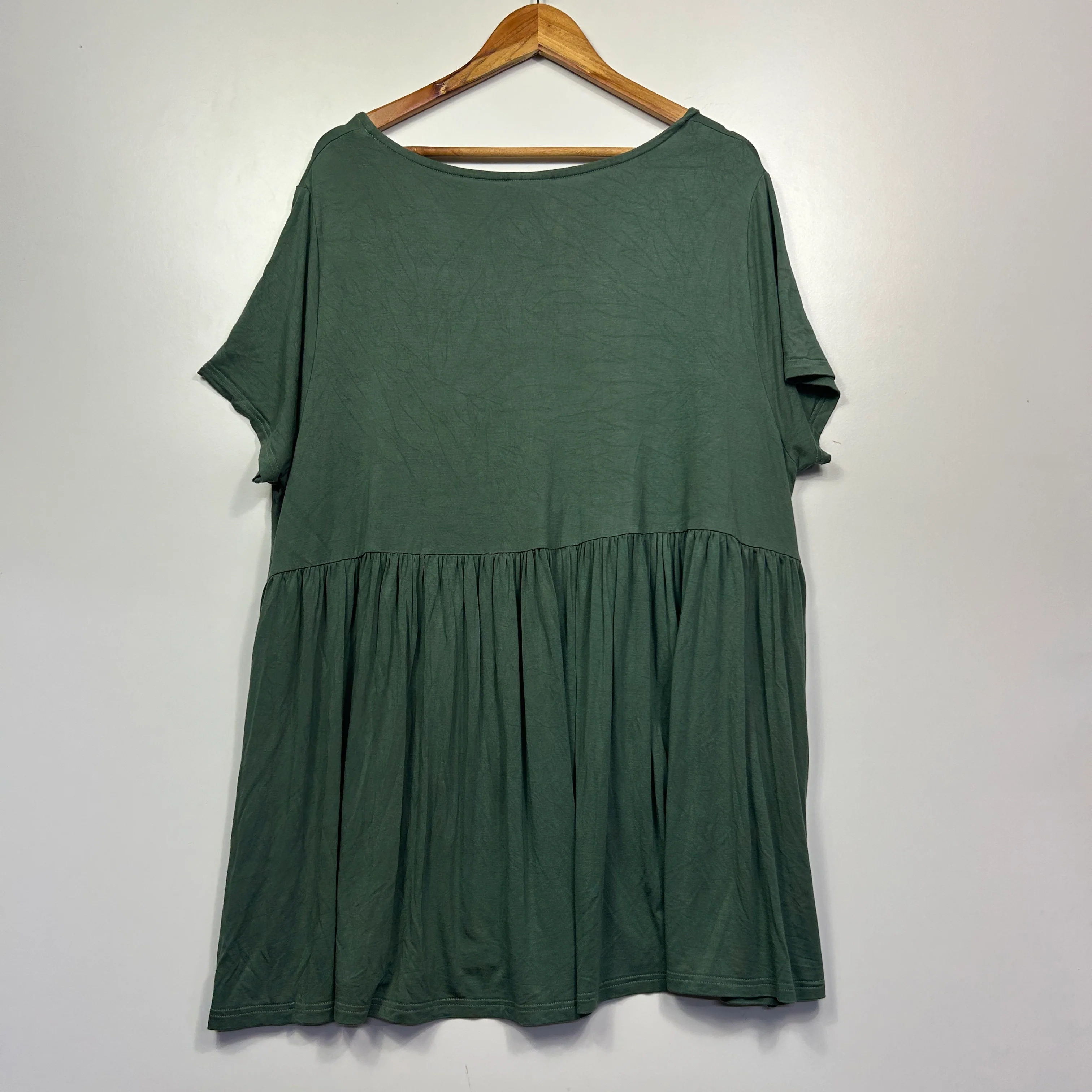 Peach Green Smock Top - Size 18/20 - Image 4