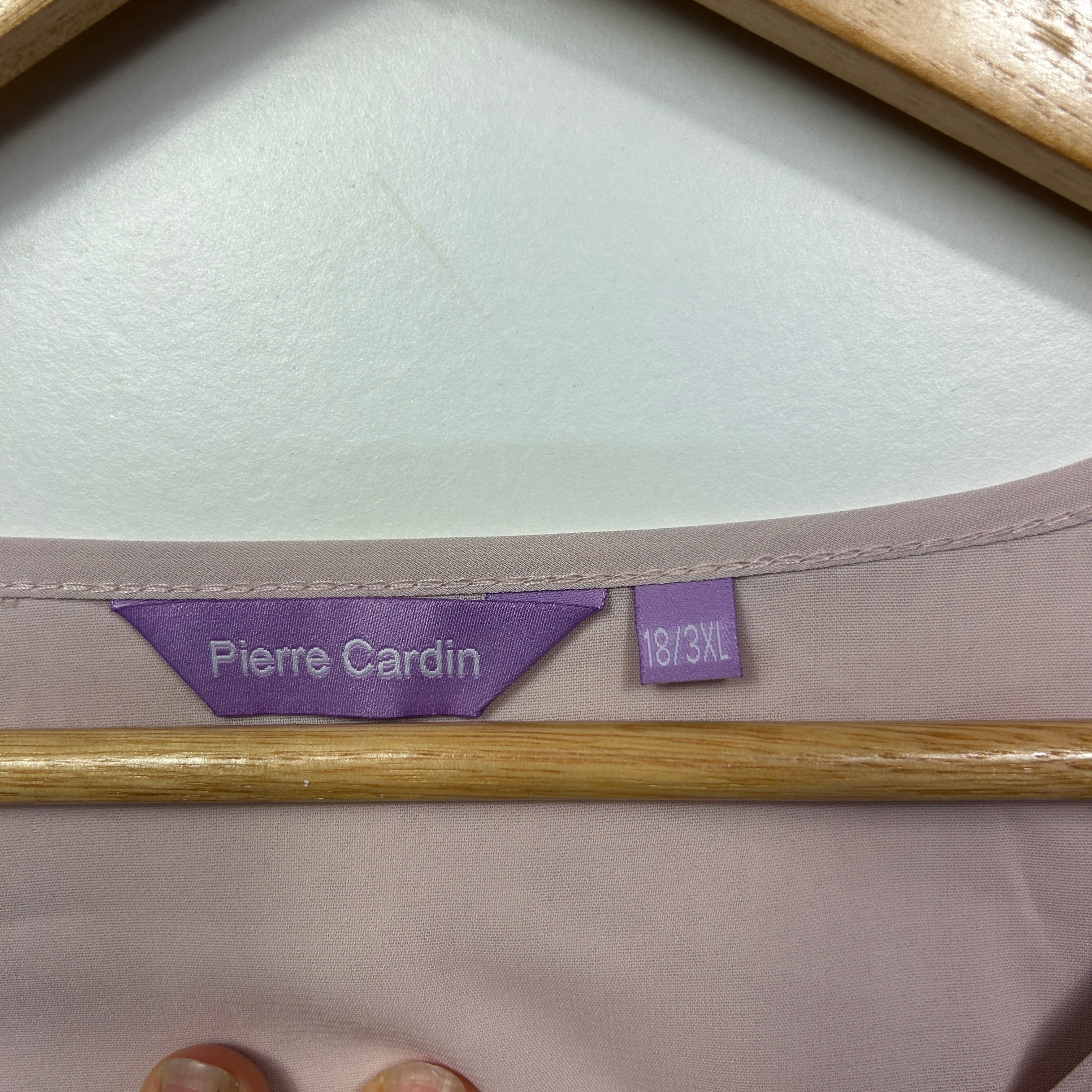 Pierre Cardin Pink Short Sleeve Top - Size 18/3XL - Image 2