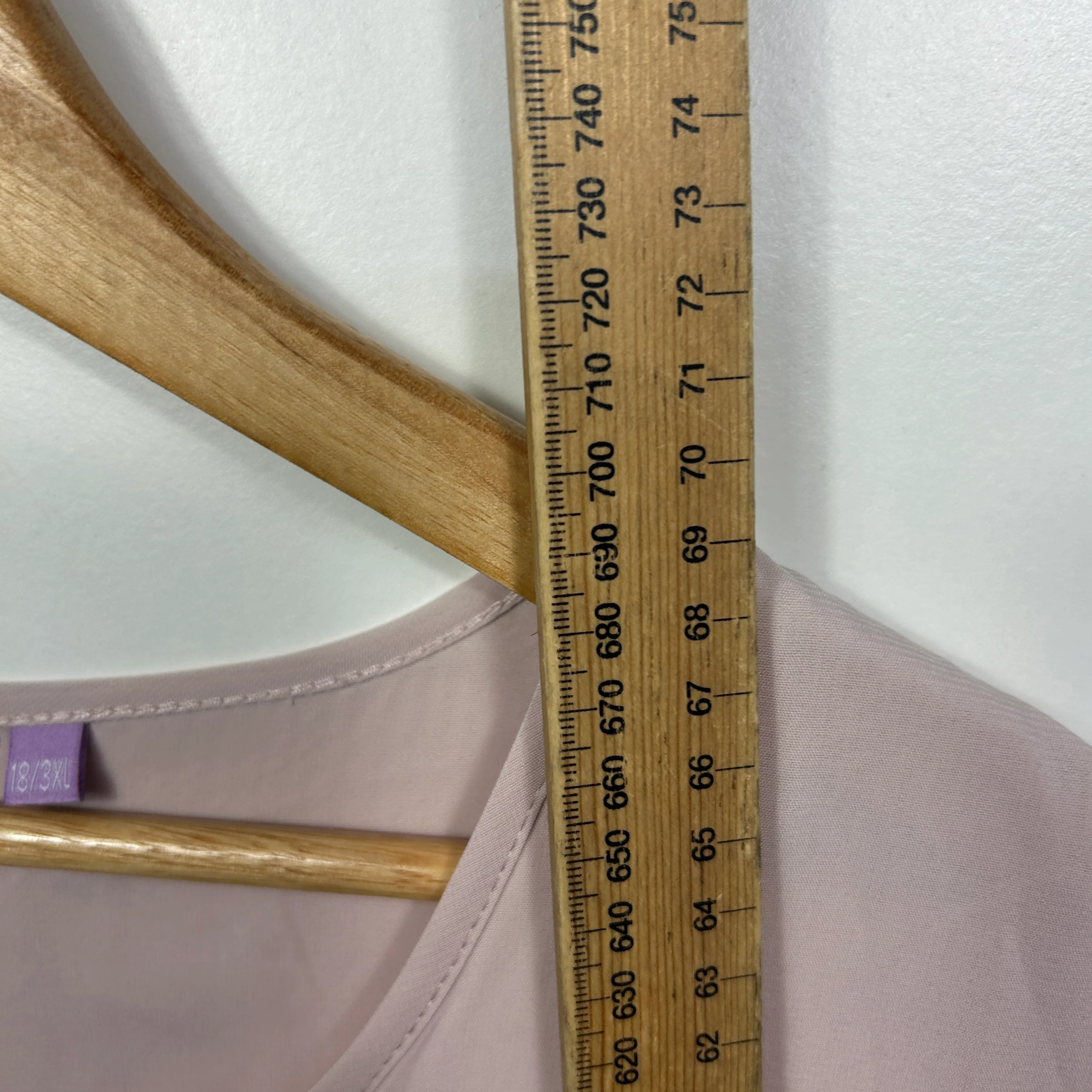 Pierre Cardin Pink Short Sleeve Top - Size 18/3XL - Image 5