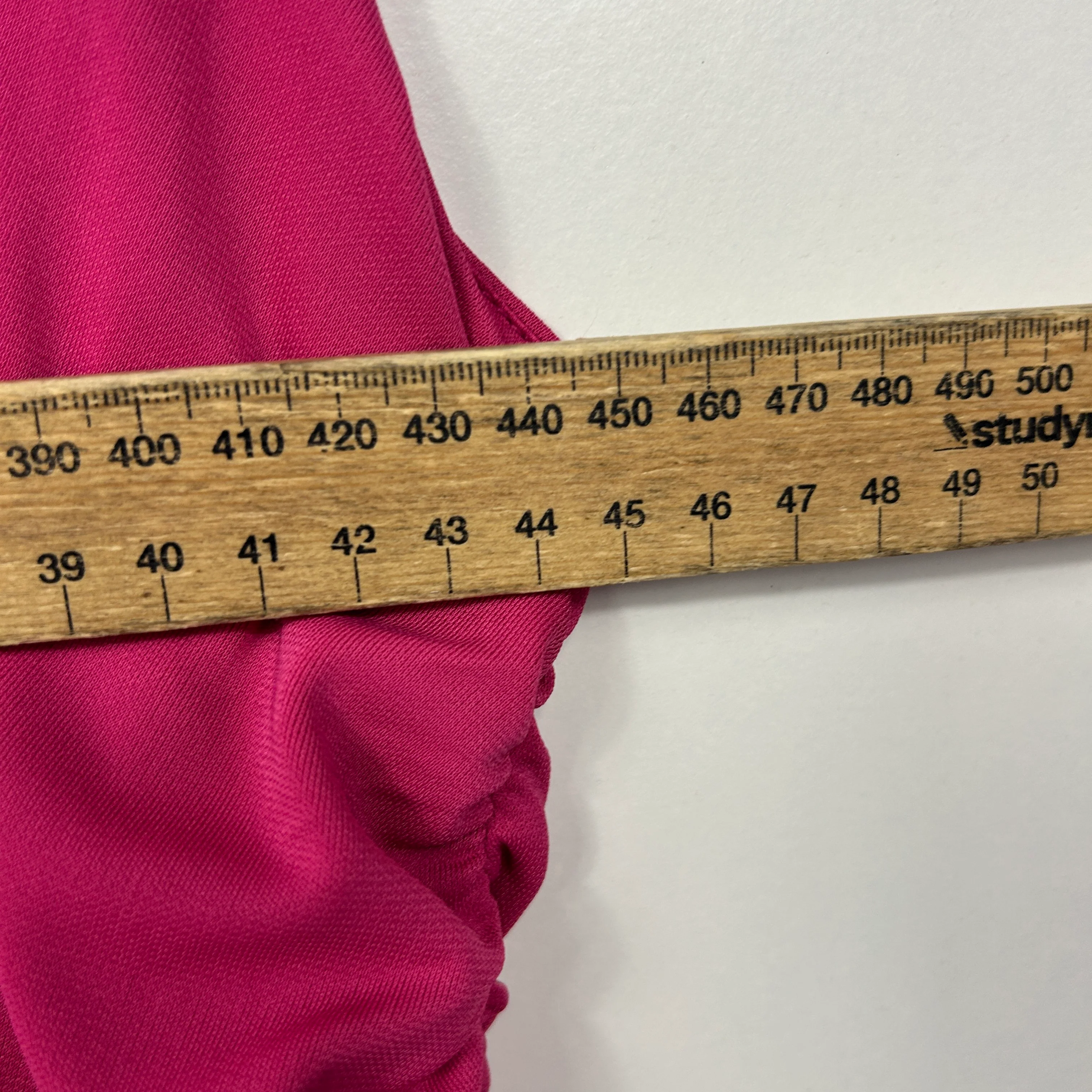 Portmans Berry Sorbet Pink Asymmetric Draped Dress - Size 16 - Image 7