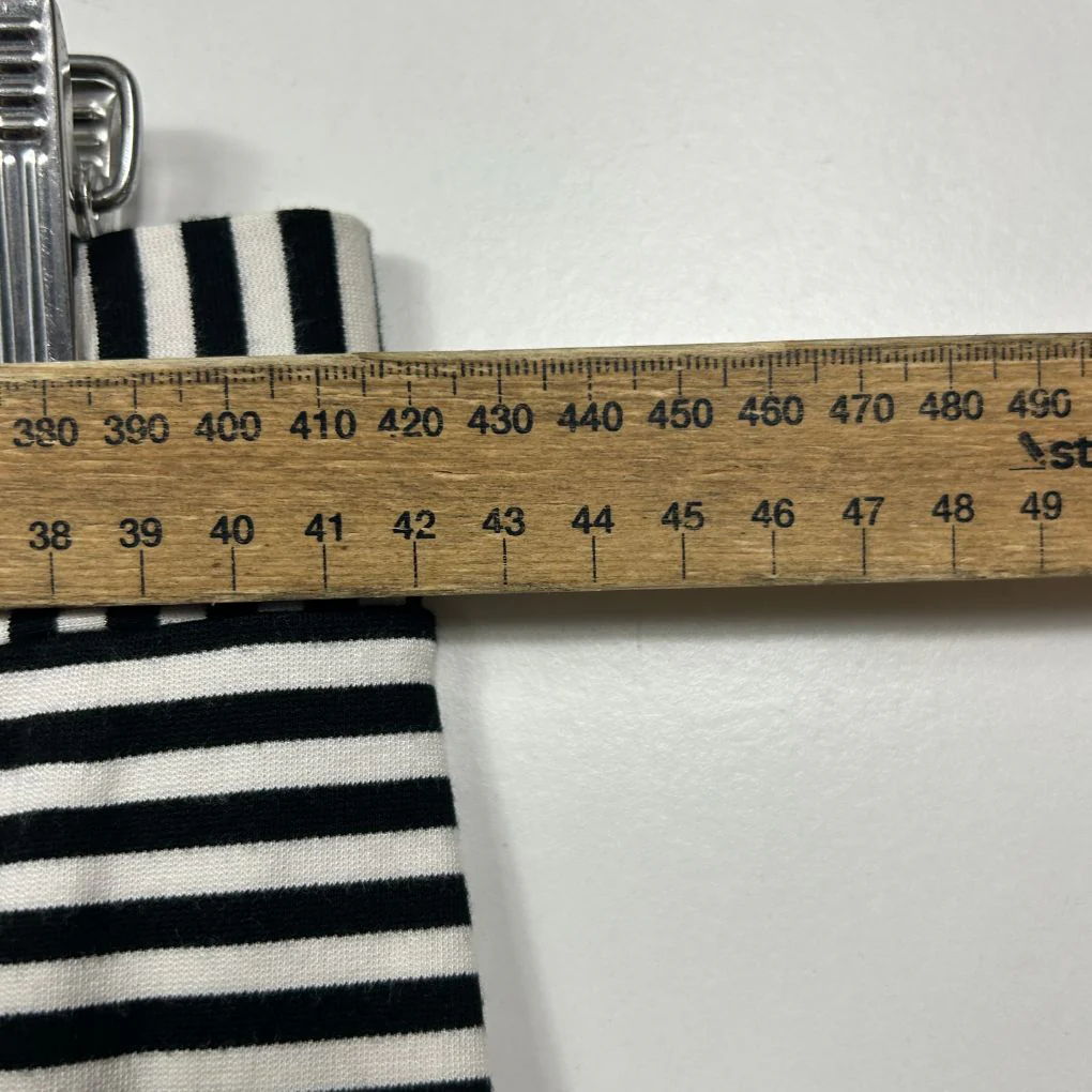 Portmans Black and White Striped Skirt - Size L - Image 6