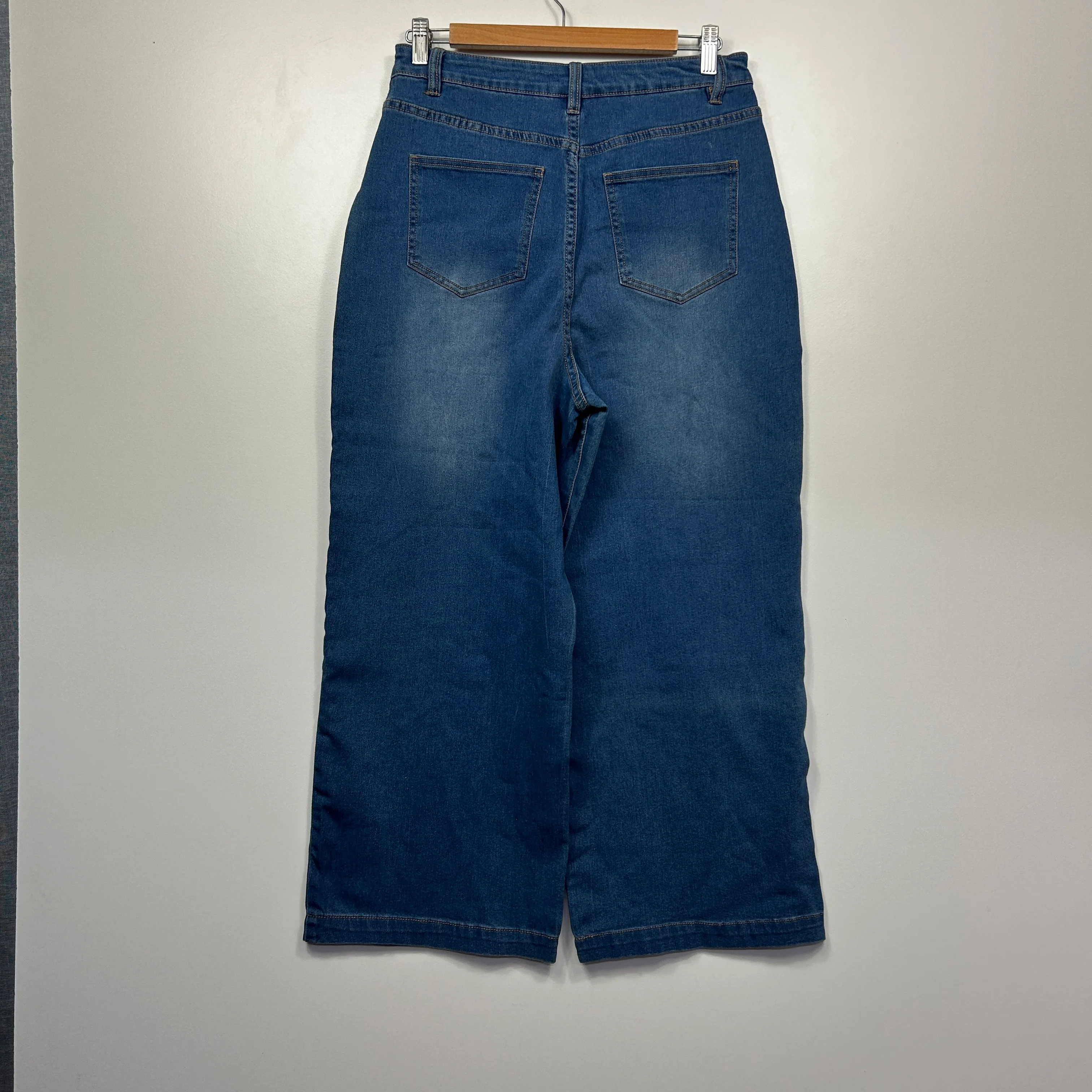 Betty Basics Tabitha Crop Wide Leg Jeans - Size 12 - Image 5