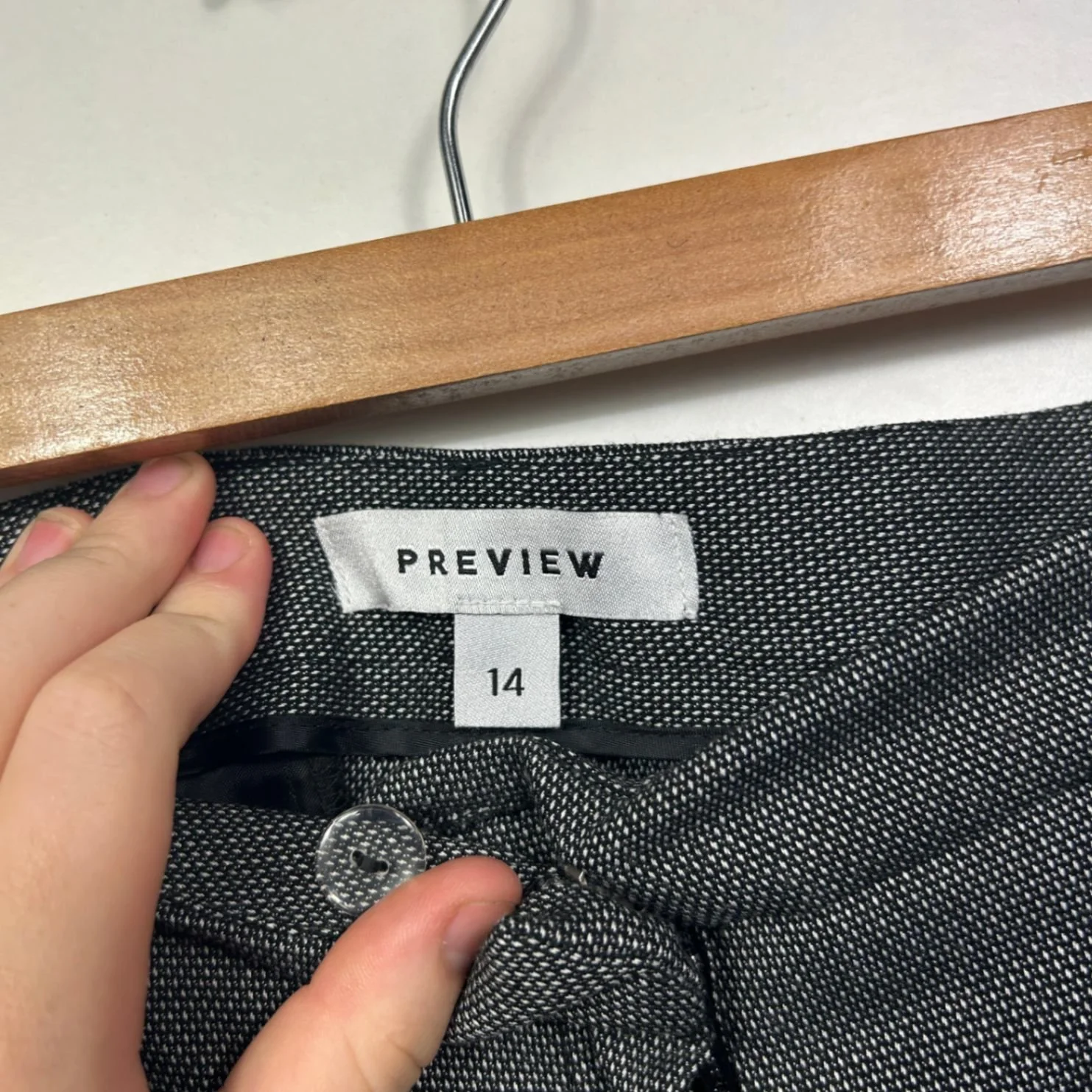 Preview Grey Pants with Pockets -  Size 14 - Image 3