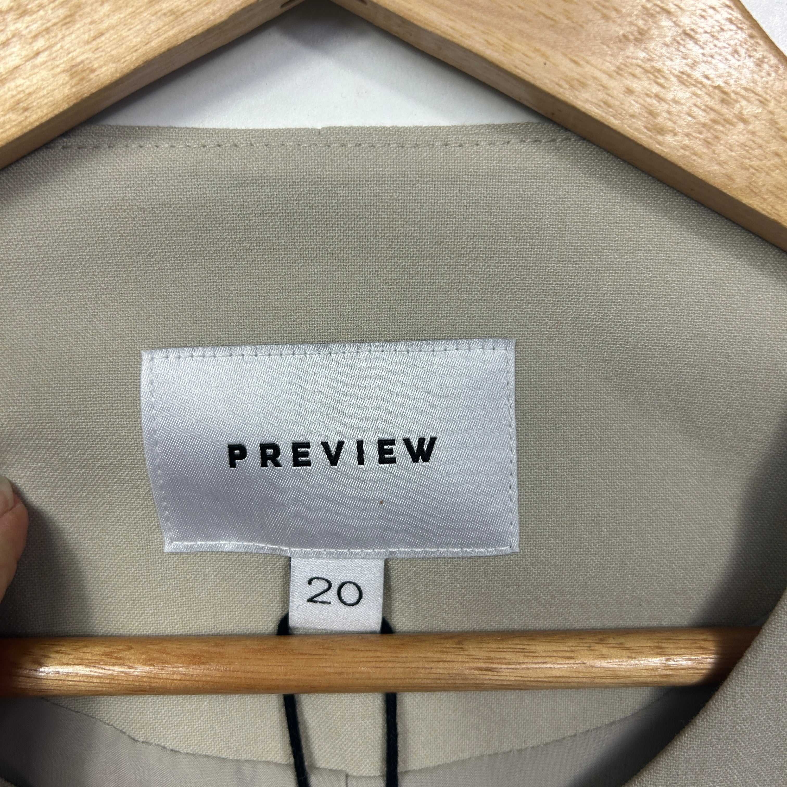 Preview Taupe Vest Top - Size 20 - Image 2