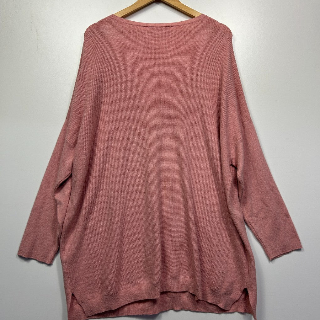 Terra & Sky Dusty Rose Jumper - Size XL (Fault) - Image 3