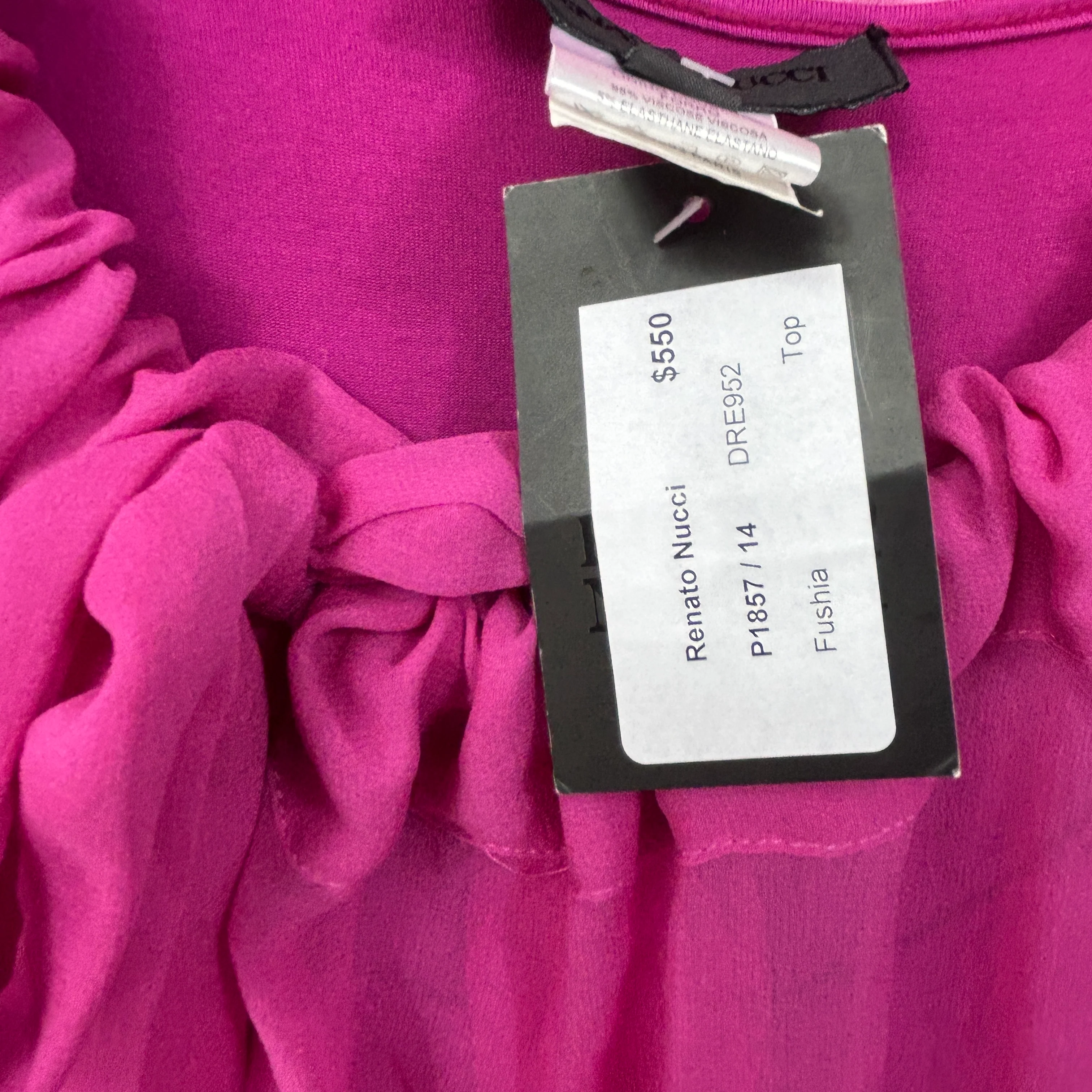 Renato Nucci Pink Silk Blend Dress - Size L - Image 4
