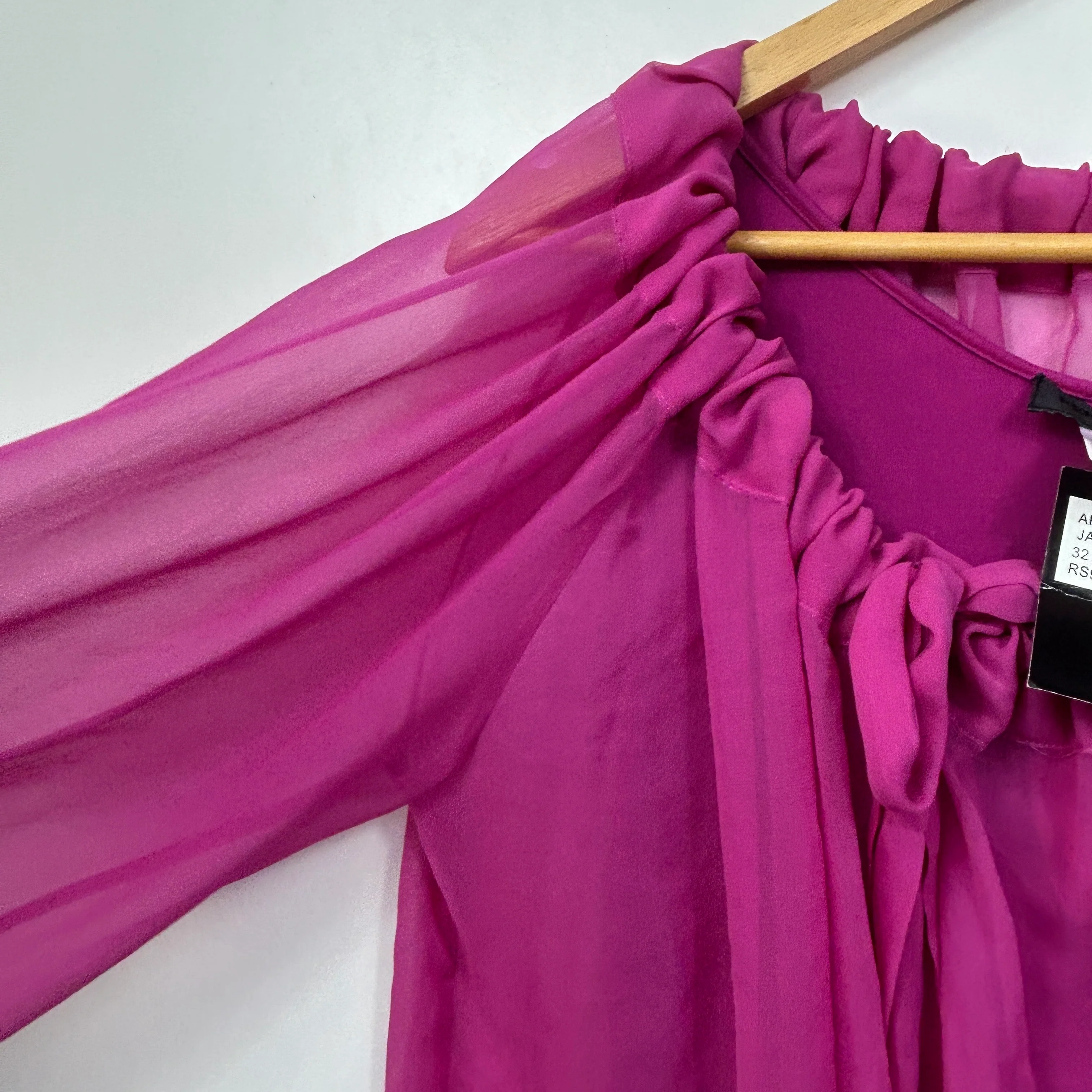 Renato Nucci Pink Silk Blend Dress - Size L - Image 6