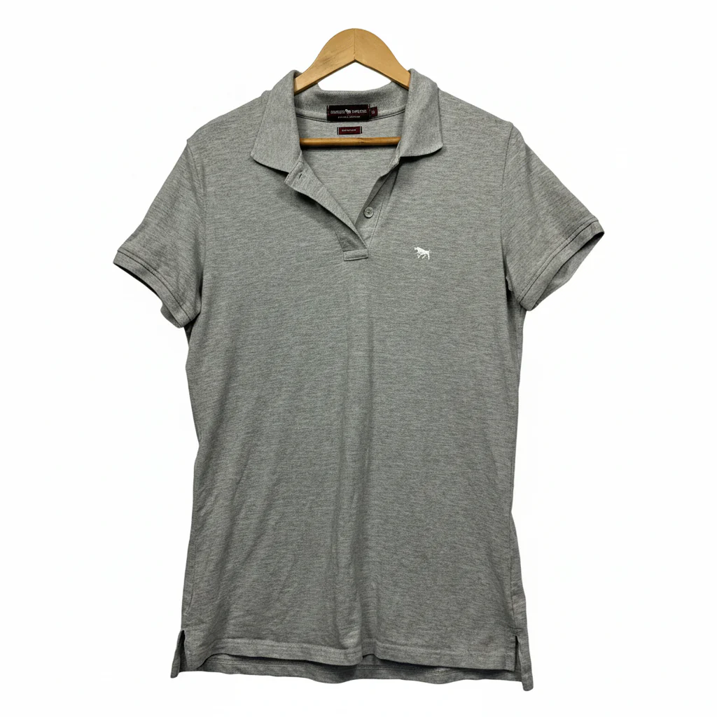 Ringers Western Grey Polo Shirt - Size 16
