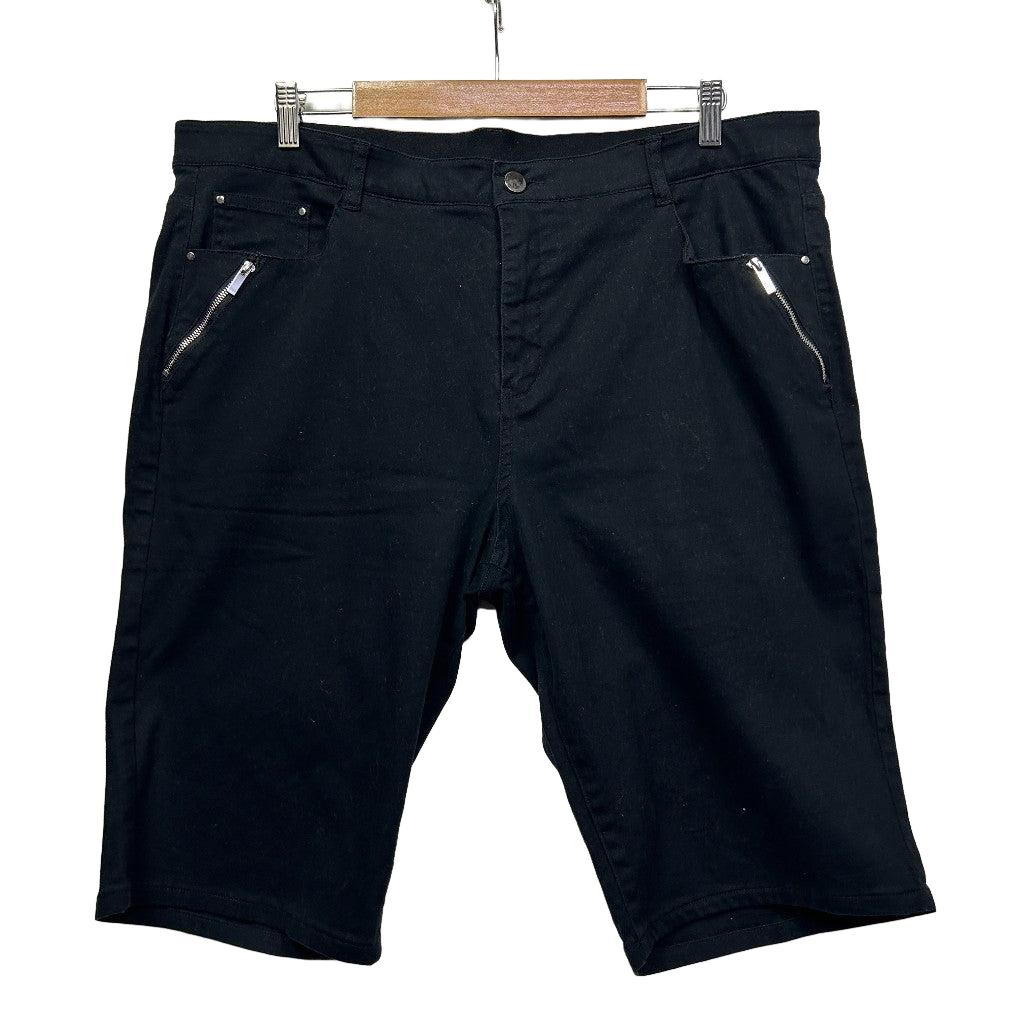 Rockmans Black Shorts - Size 20