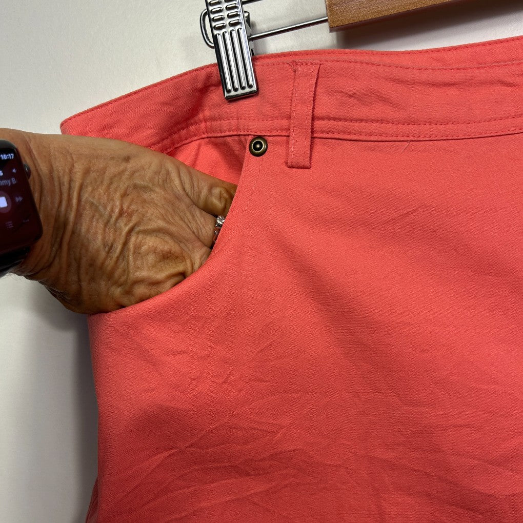 Rockmans Coral Capri Pants - Size 18 - Image 4