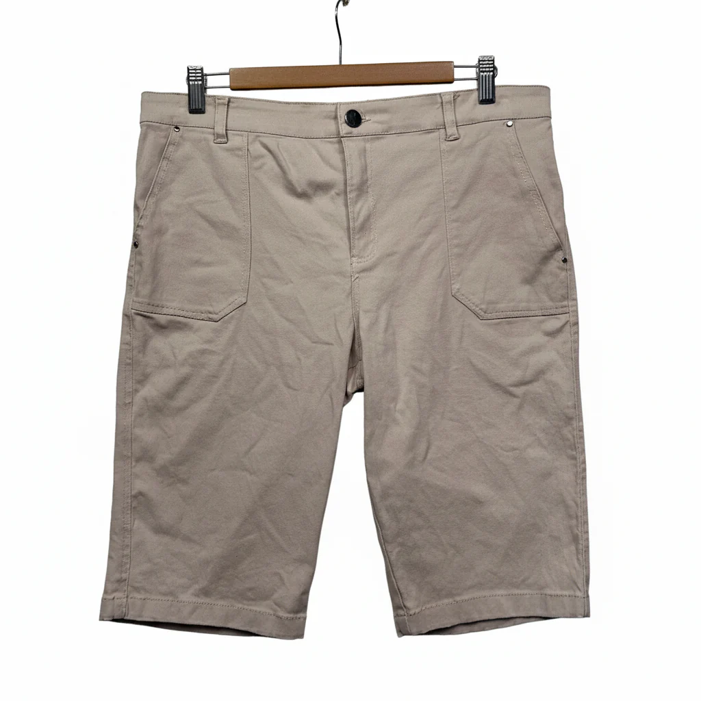 Rockmans Pink Chino Shorts - Size 16