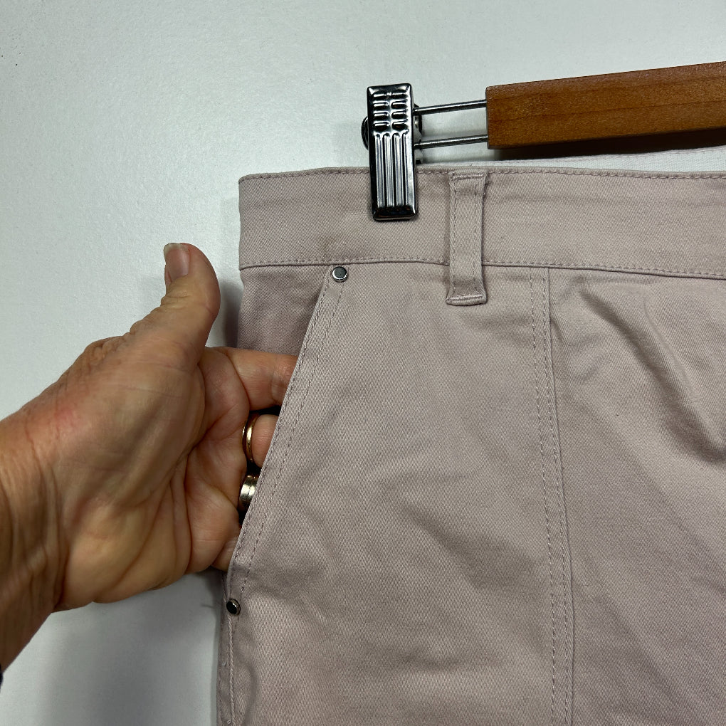 Rockmans Pink Chino Shorts - Size 16 - Image 6