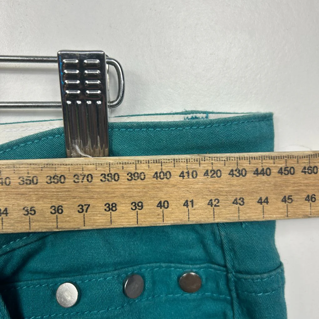 Rockmans Teal Bermuda Shorts - Size 16 - Image 6