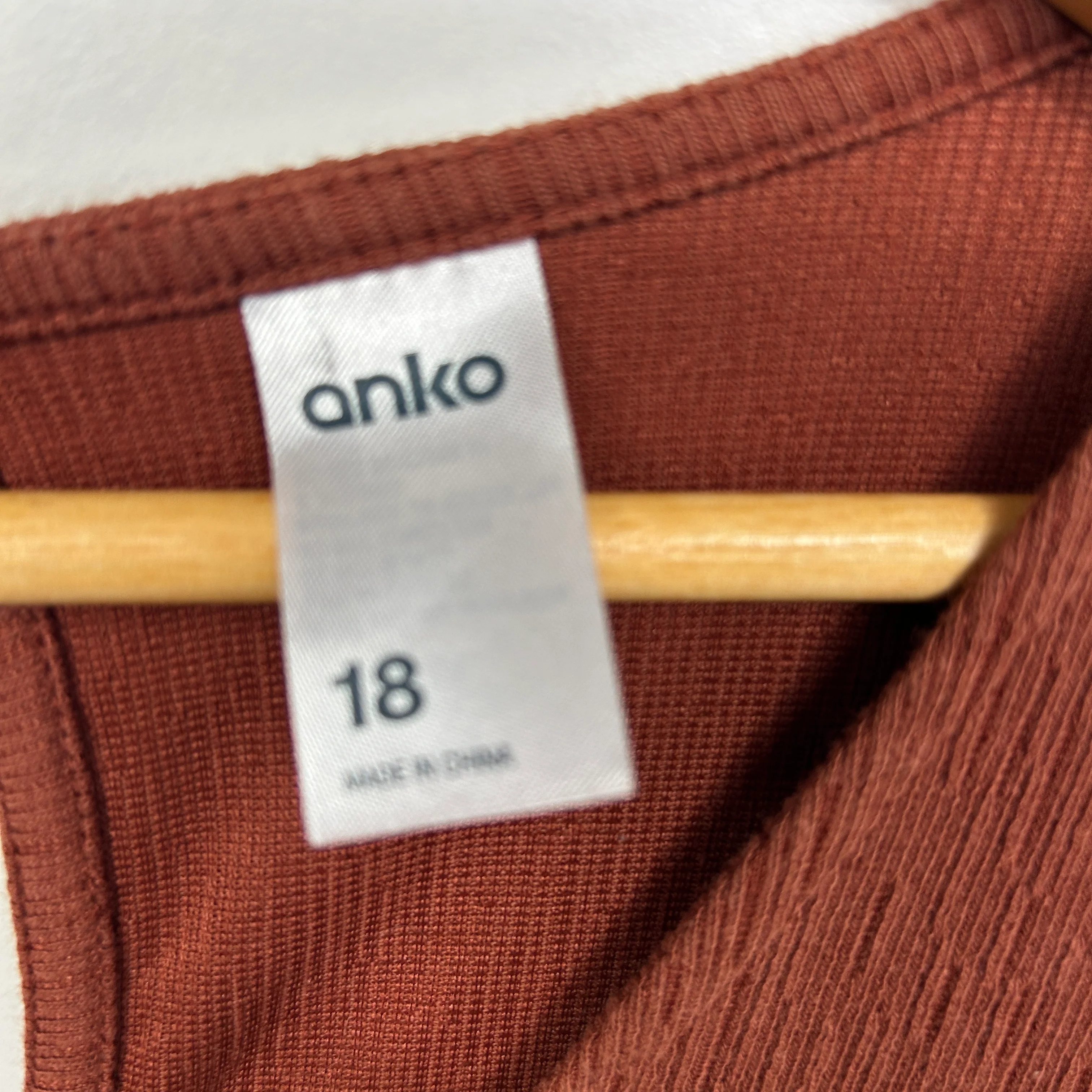 Anko Rust Brown Jumpsuit - Size 18 - Image 3
