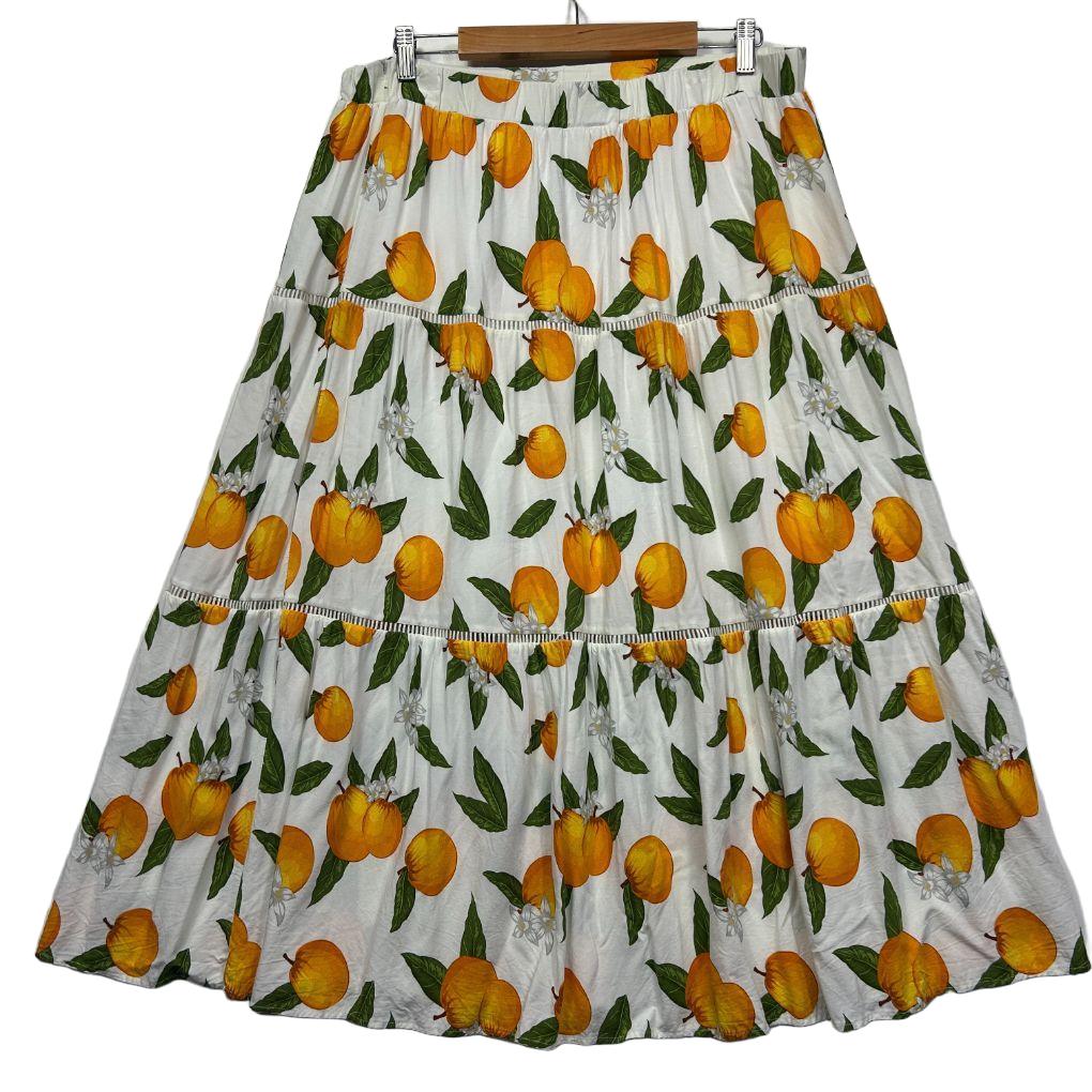 Sass Multicoloured Maxi Skirt - Size 16