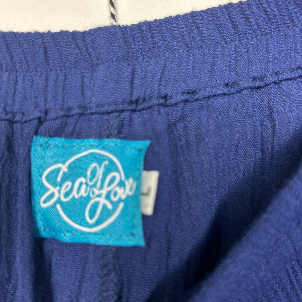 Sea of Love Navy Pants - Size L - Image 2