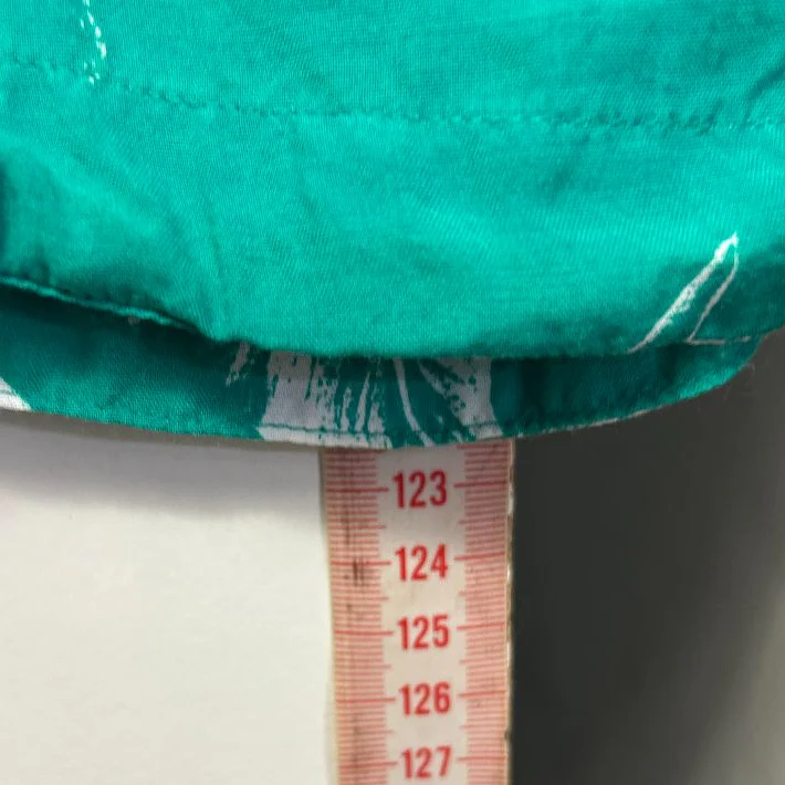 Seed Heritage Teal Leaf Print Dress - Size L - Image 8