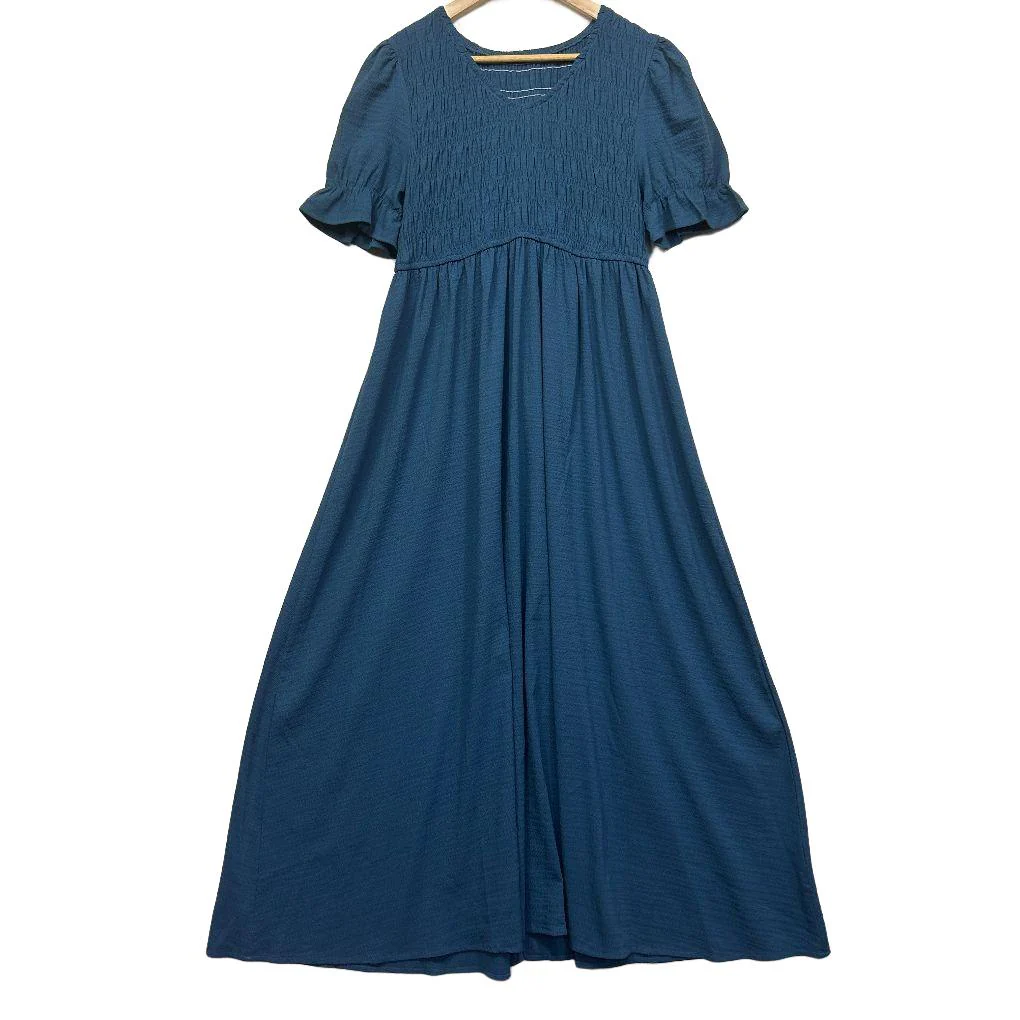 Shein Curve Blue Maxi Dress - Size 0XL