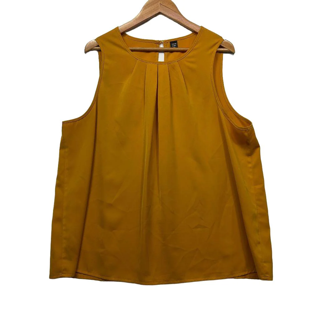 Shein Curve Mustard Vest Top - Size 3XL
