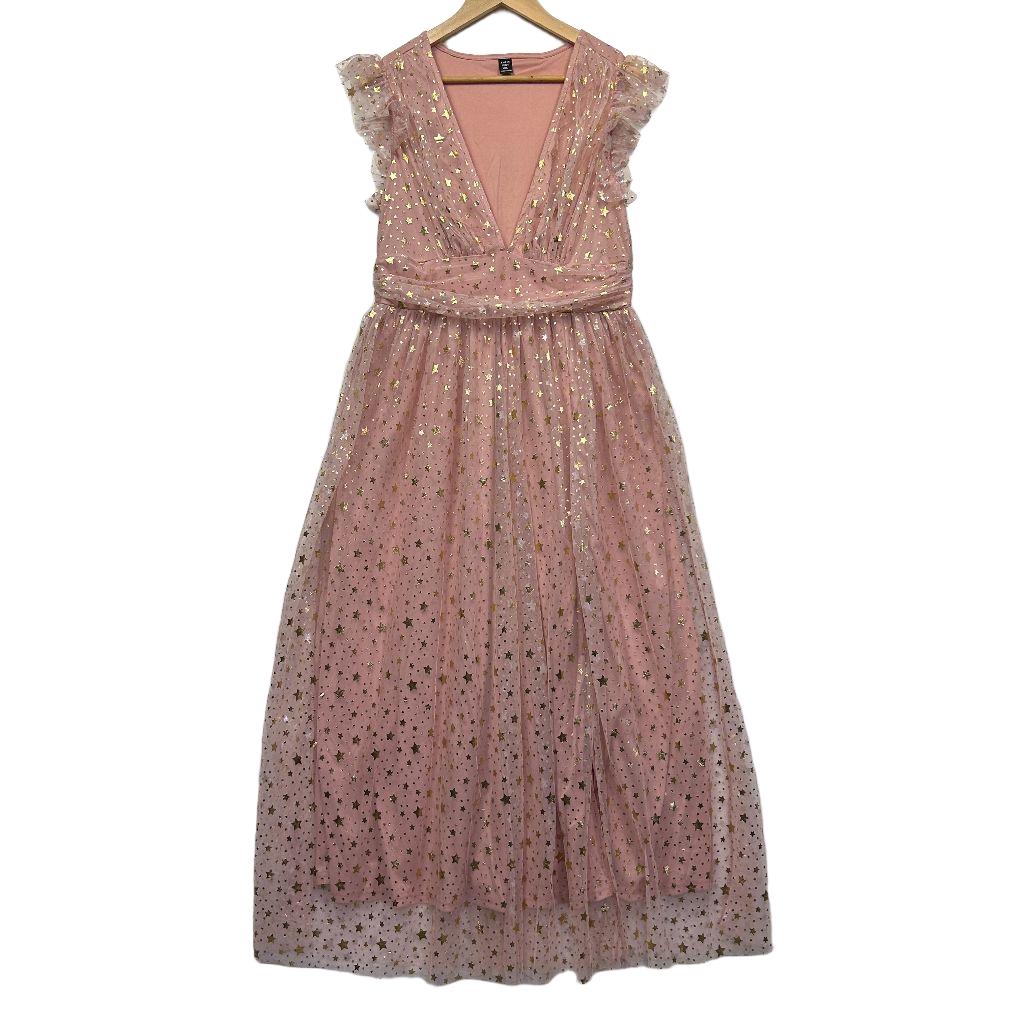 Shein Curve Pink Glitter Dress - Size 3XL