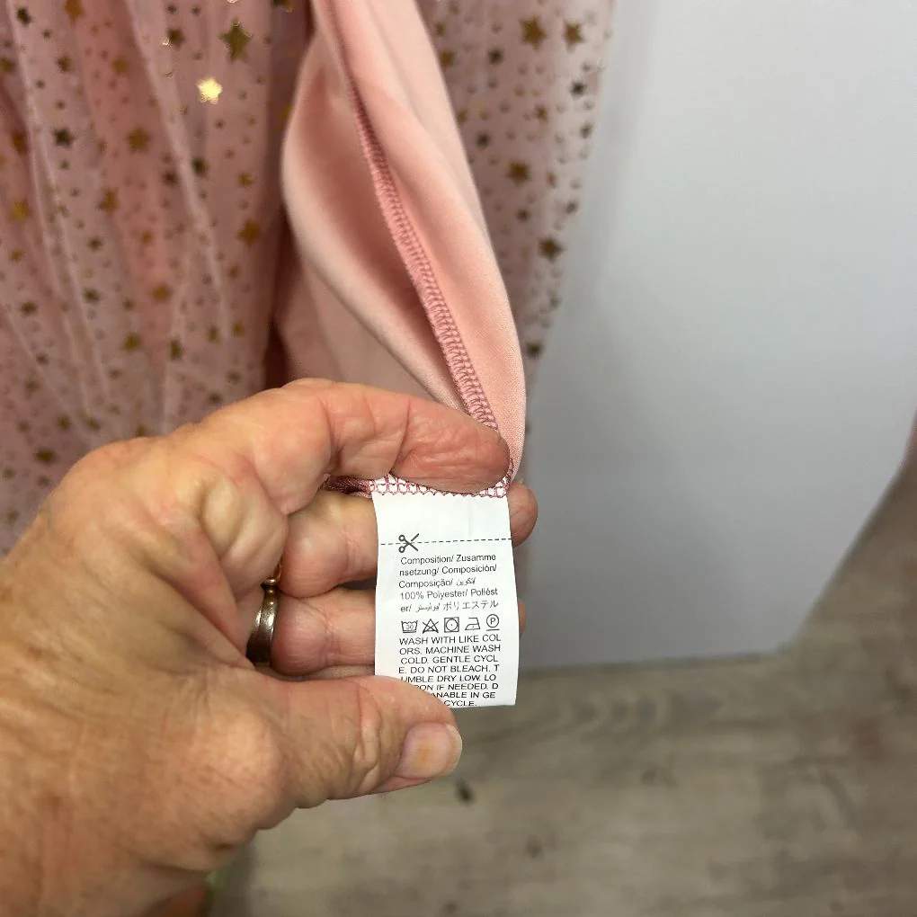 Shein Curve Pink Glitter Dress - Size 3XL - Image 4