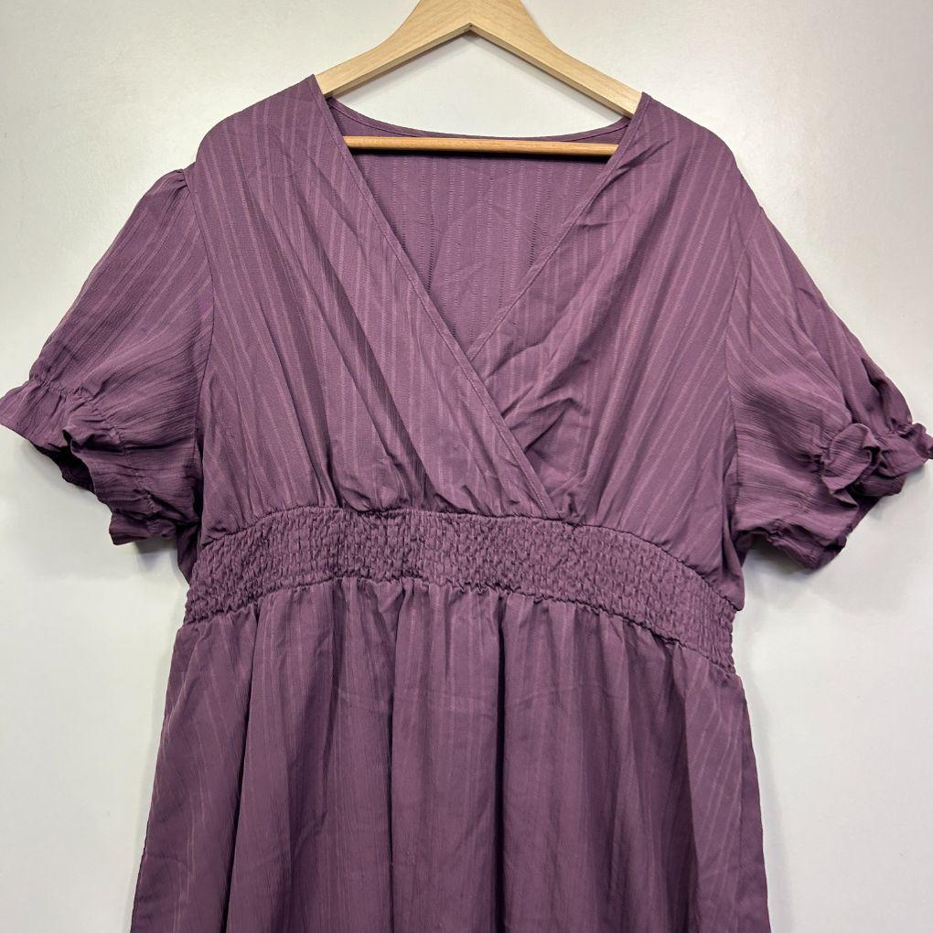 Shein Curve Purple Dress - Size 22 - Image 2