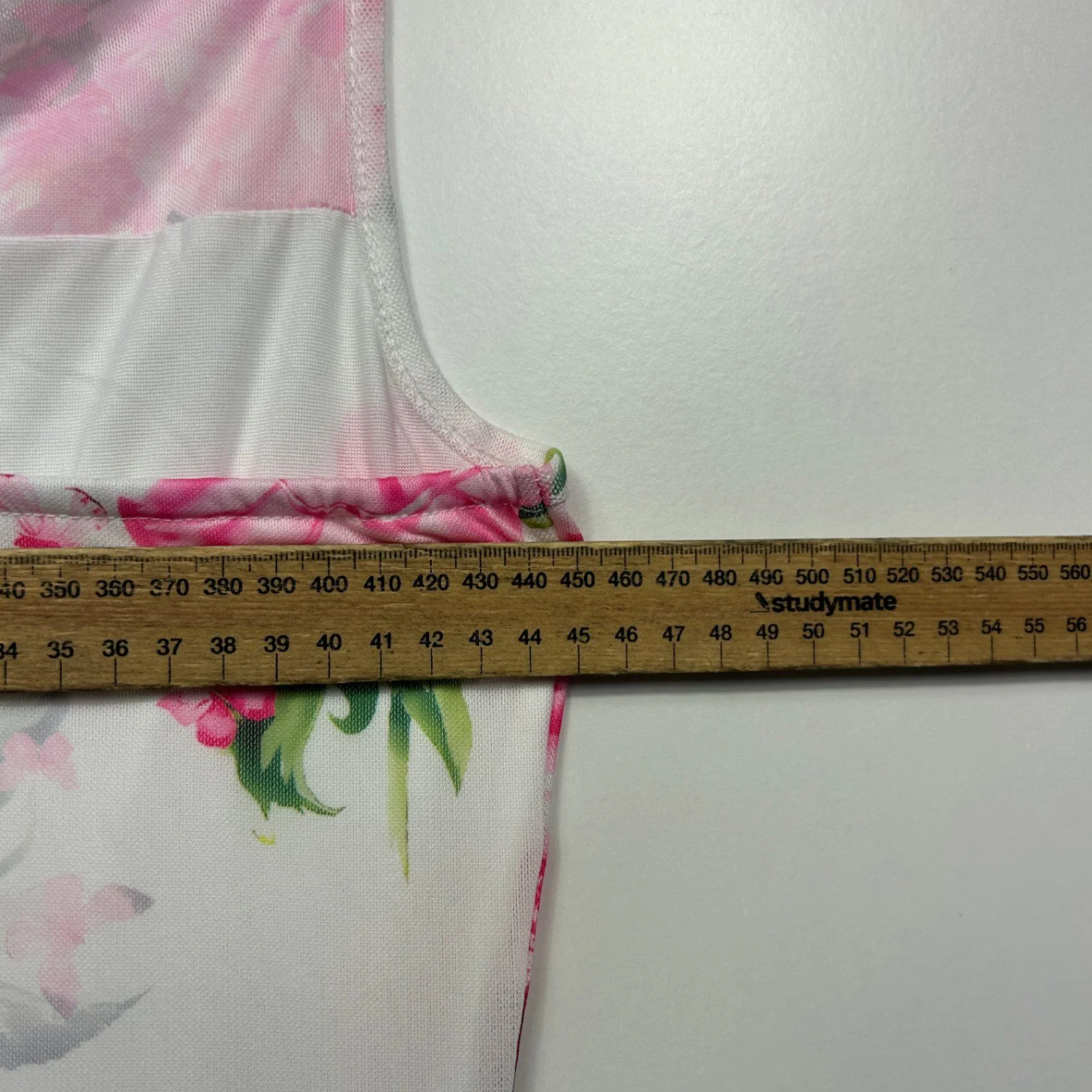 Shein White Pink Sleeveless Dress Size 12-14 - Image 5