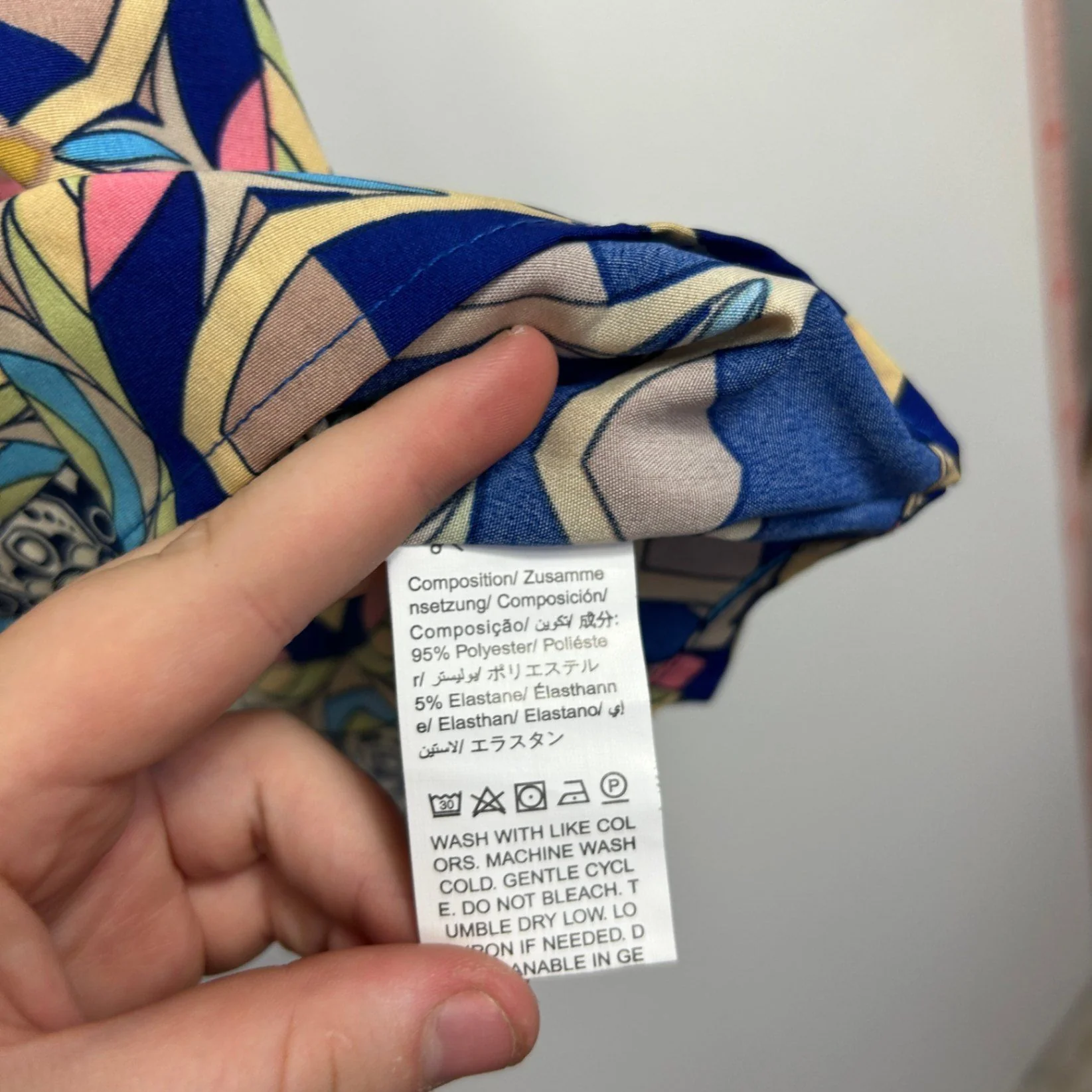 Shein Womens Multicoloured Short Sleeve Boxy Top Size L - Image 5