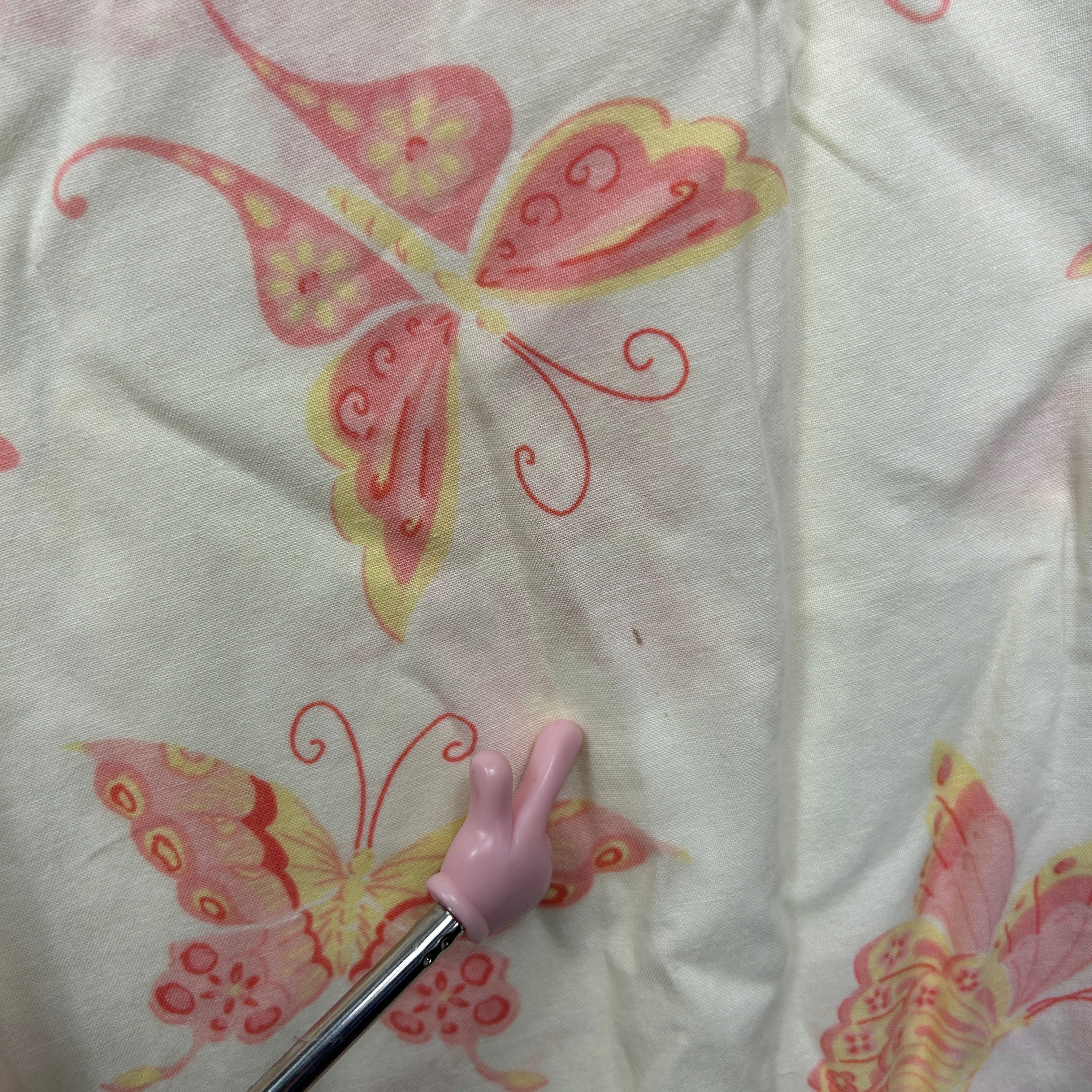 Sixteen Twentysix Cream Butterfly Print Capri Sleep Pants - Size 16 - Image 3