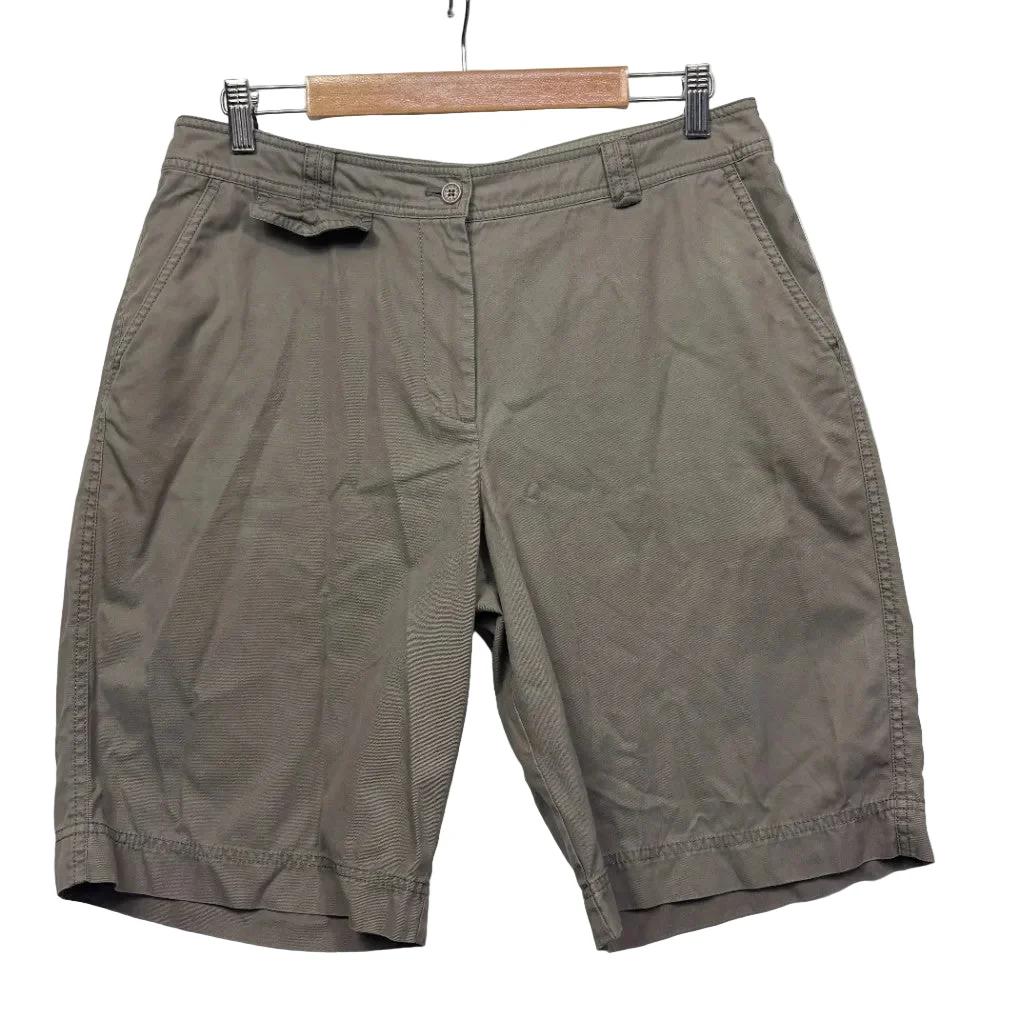 Sportscraft Khaki Bermuda Shorts - Size 14