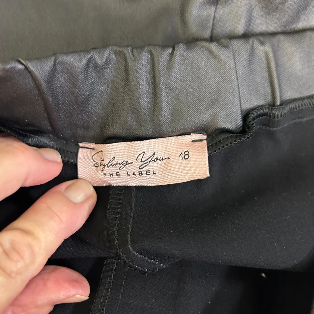 Styling You The Label Black Pants - Size 18 - Image 2