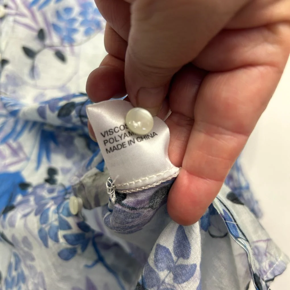 Sunny Girl Blue Floral Blouse - Size 16 - Image 2