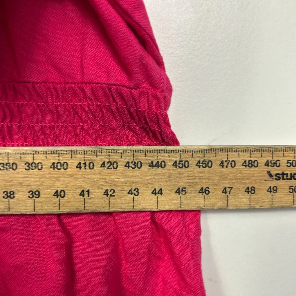 Sussan Hot Pink Linen Dress - Size 18 - Image 5