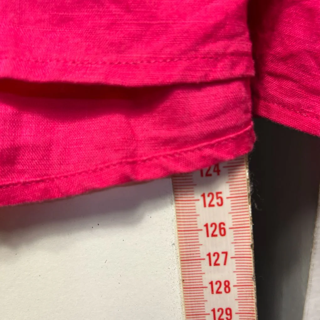 Sussan Hot Pink Linen Dress - Size 18 - Image 6