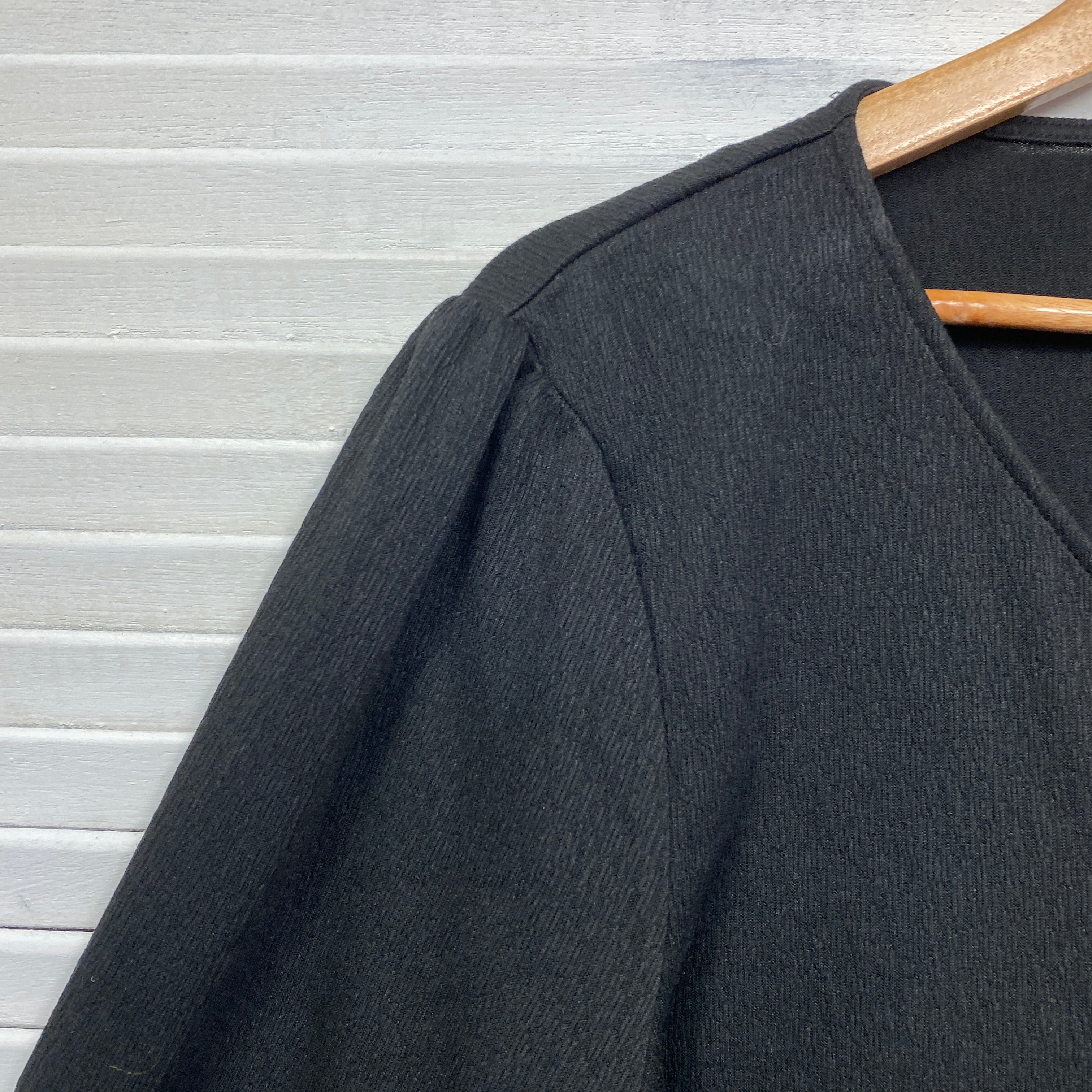 Sussan Blazer Jacket Size 2XL 16 18 Black Button Up - Image 3