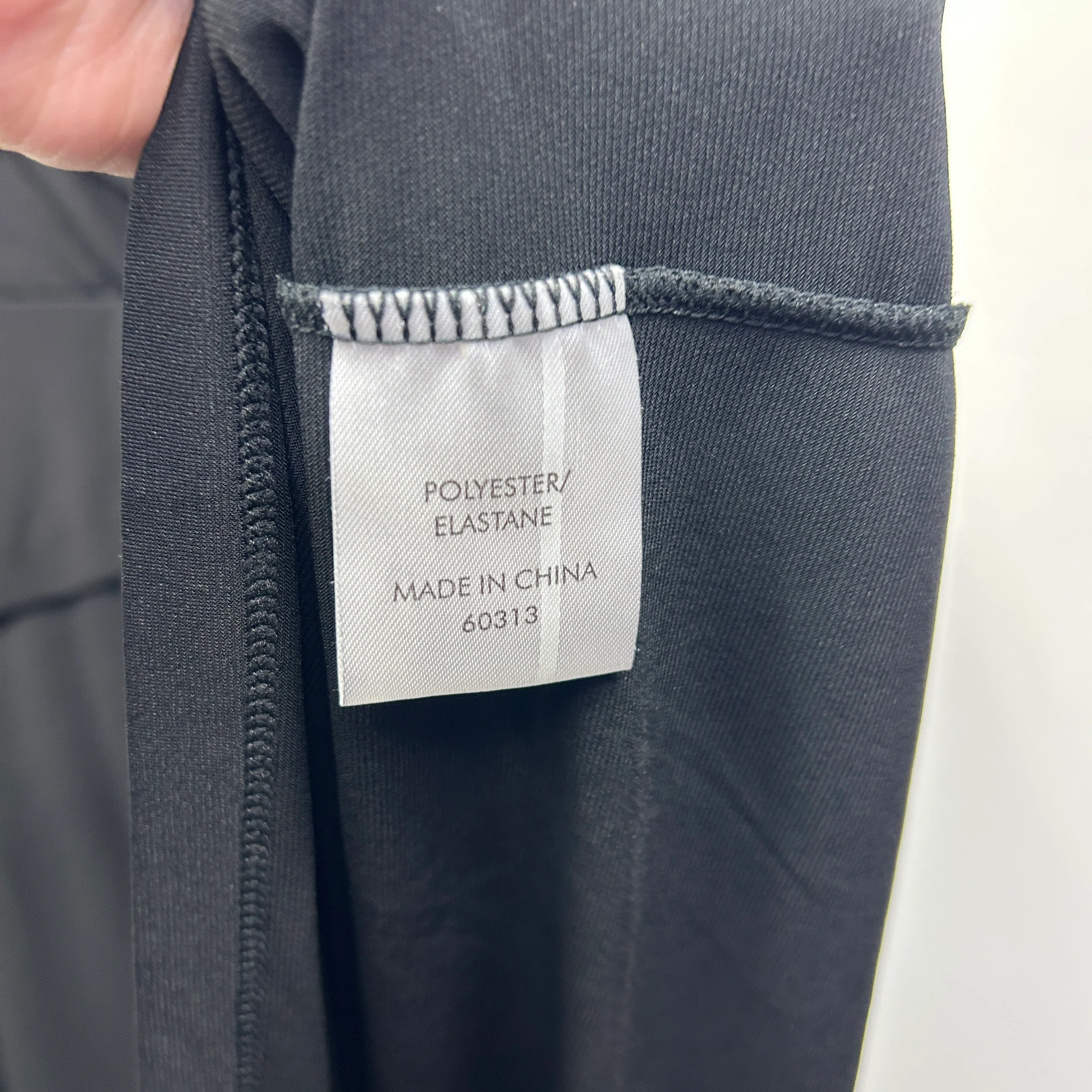 Suzanne Grae Black Sleeveless Faux Wrap Dress - Size XL - Image 3
