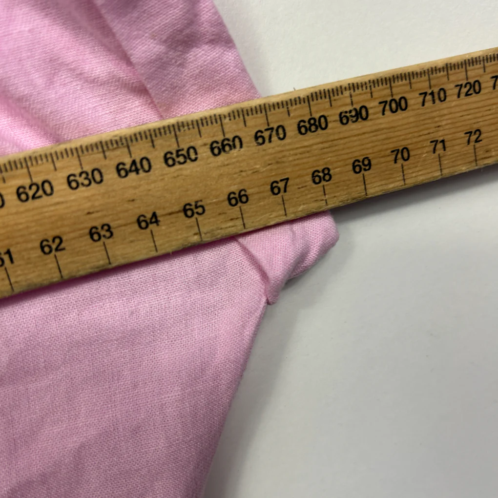 Suzanne Grae Linen Pink Short Sleeve Button-Up Shirt - Size 14 - Image 6