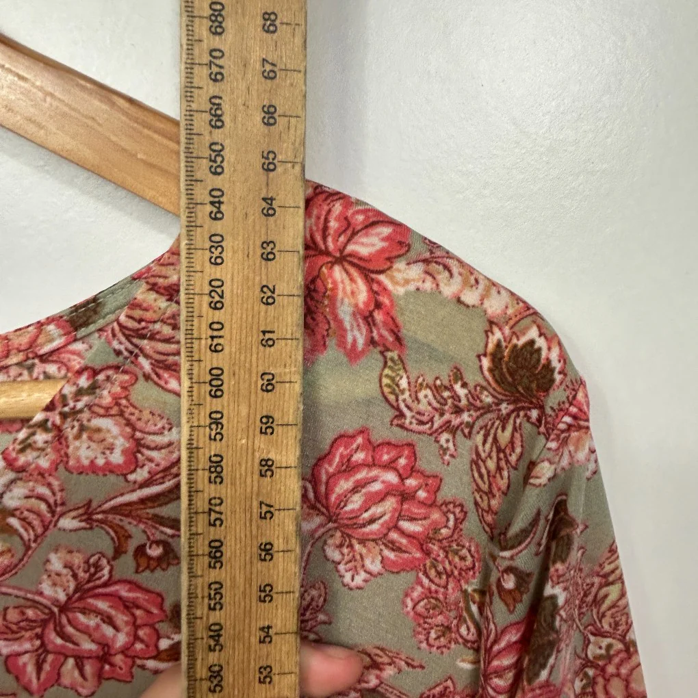 Suzanne Grae Multicoloured Floral Top - Size L - Image 5