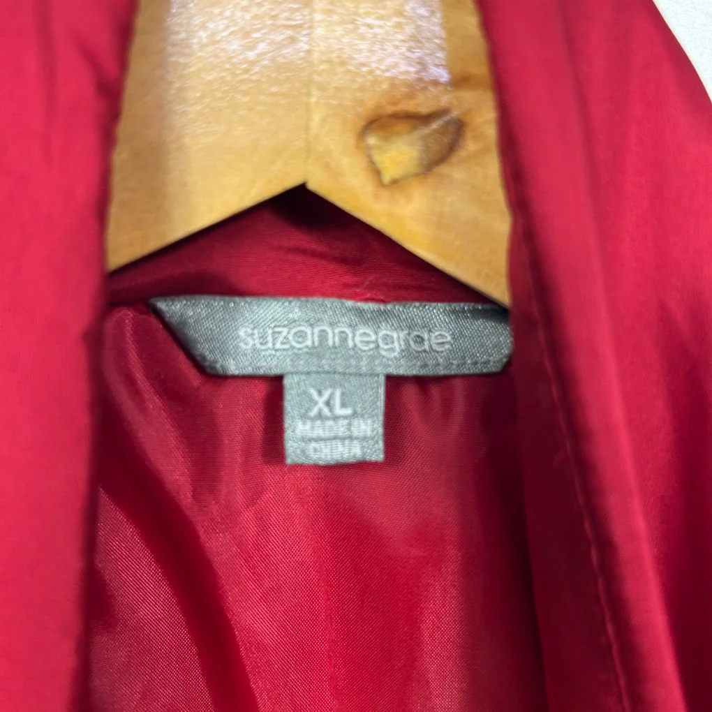 Suzanne Grae Red Puffer Vest - Size XL - Image 4