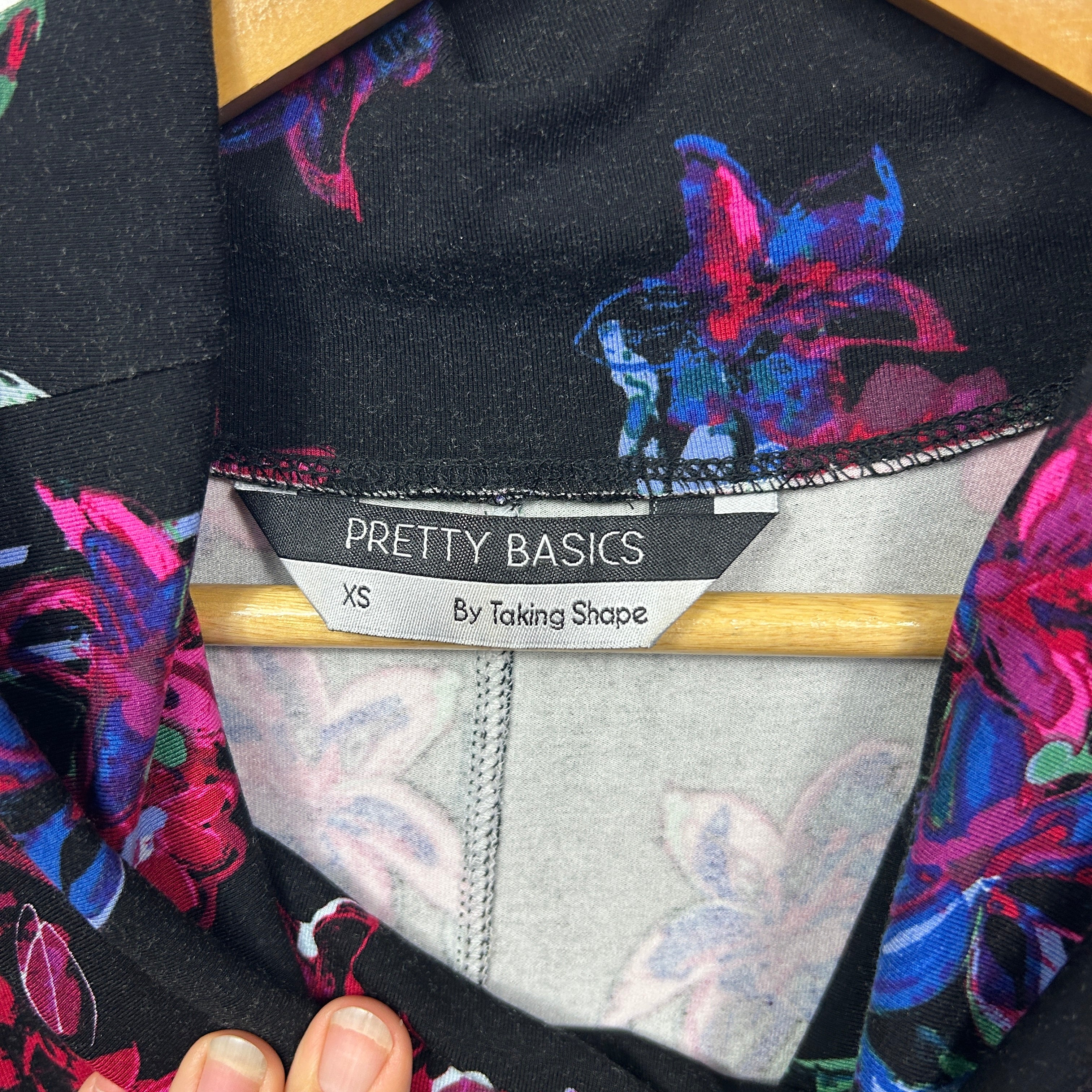 Taking Shape Pretty Basic Black Floral Dress - Size 14/XS - Image 3