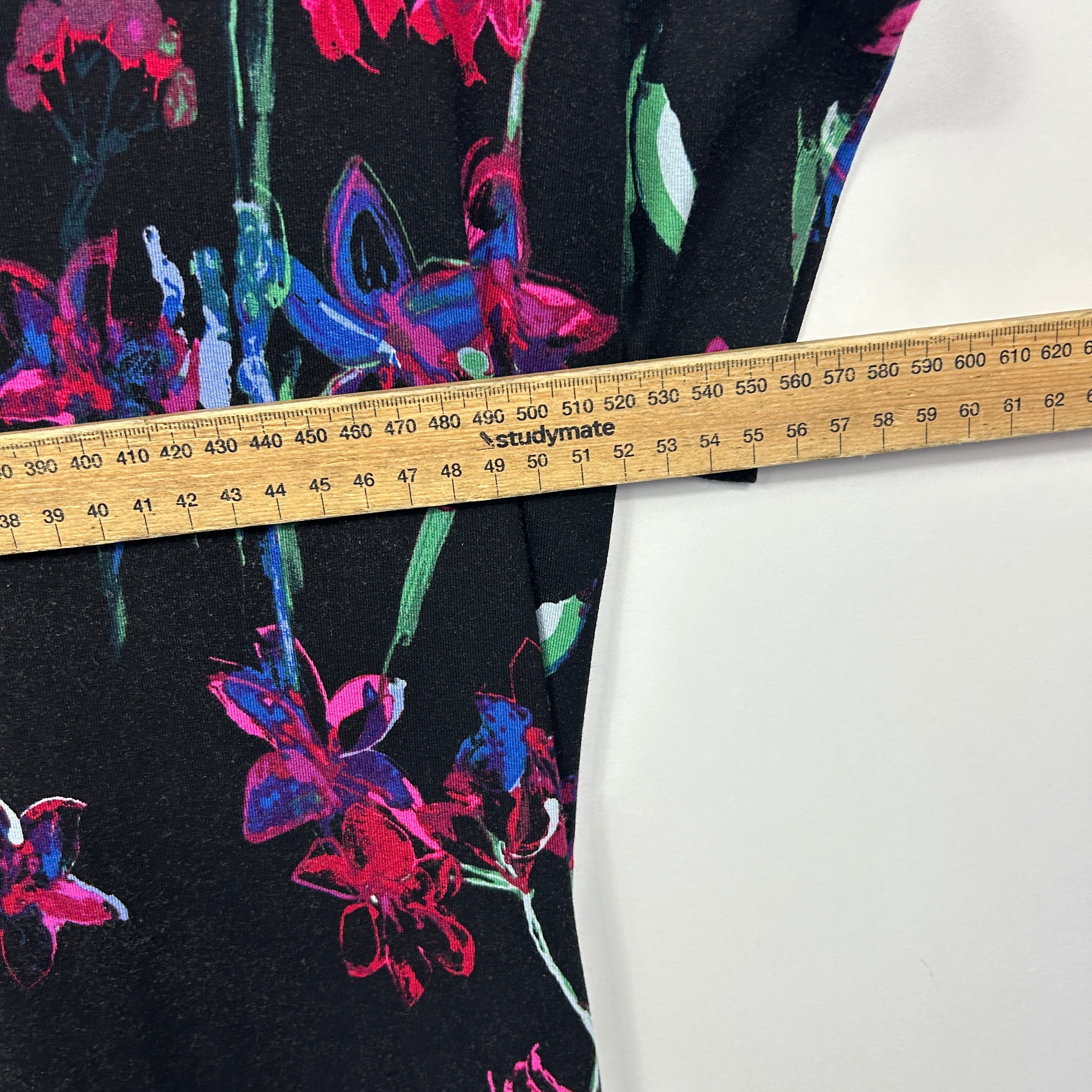 Taking Shape Pretty Basic Black Floral Dress - Size 14/XS - Image 6
