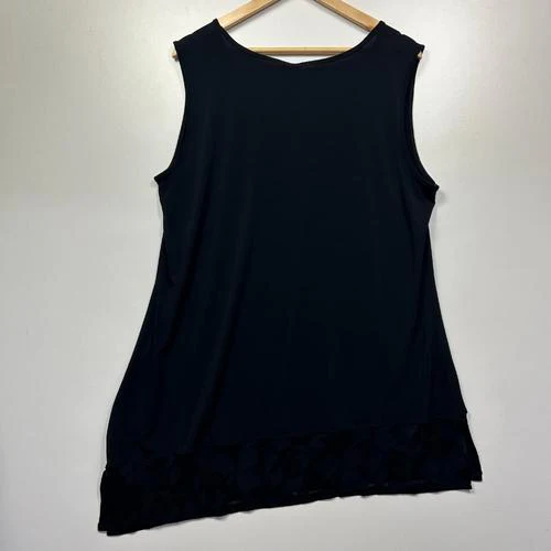 Taking Shape Black Sleeveless Top - Size 16/S - Image 5