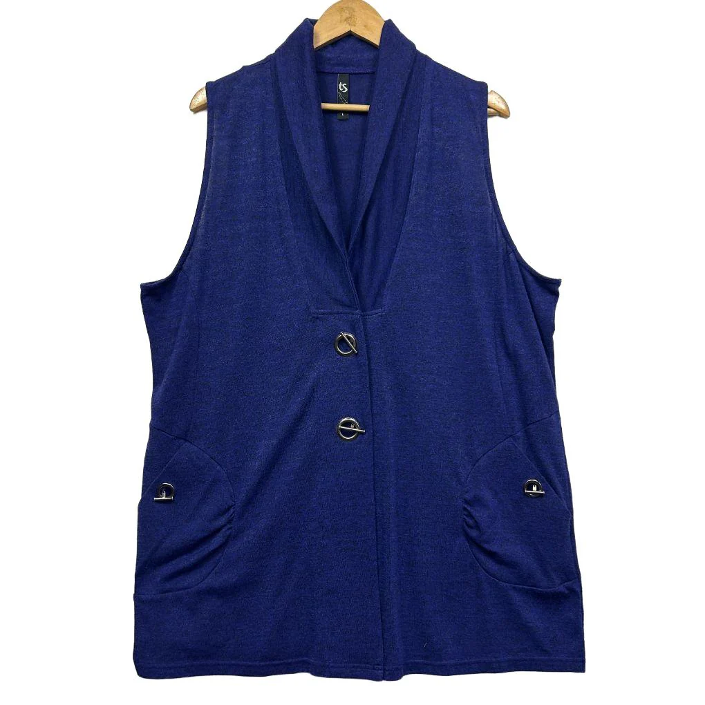 Taking Shape Purple Sleeveless Vest Top - Size 20/L