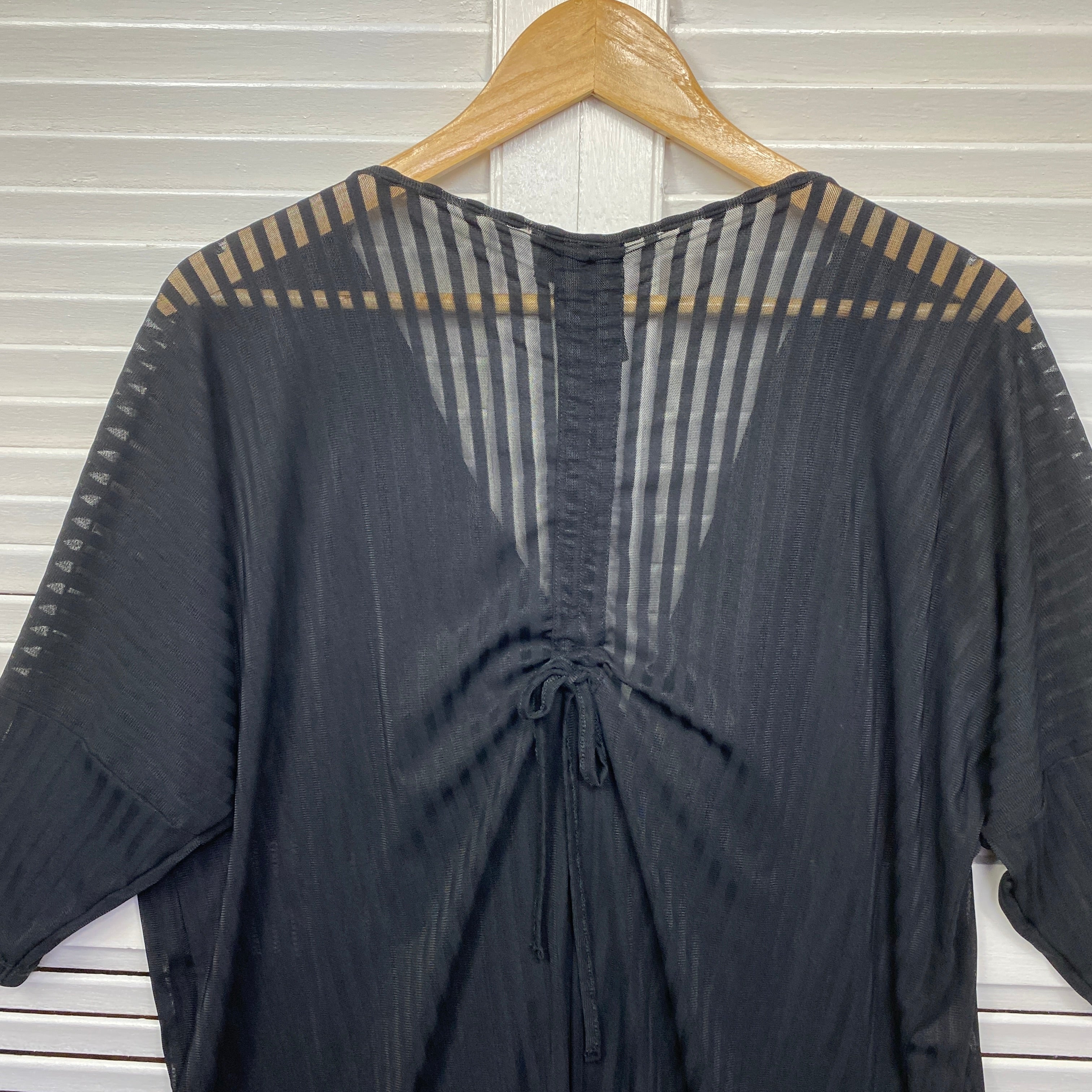 Taking Shape Tunic Top Layer Size 14 XS Black Sheer - Image 6