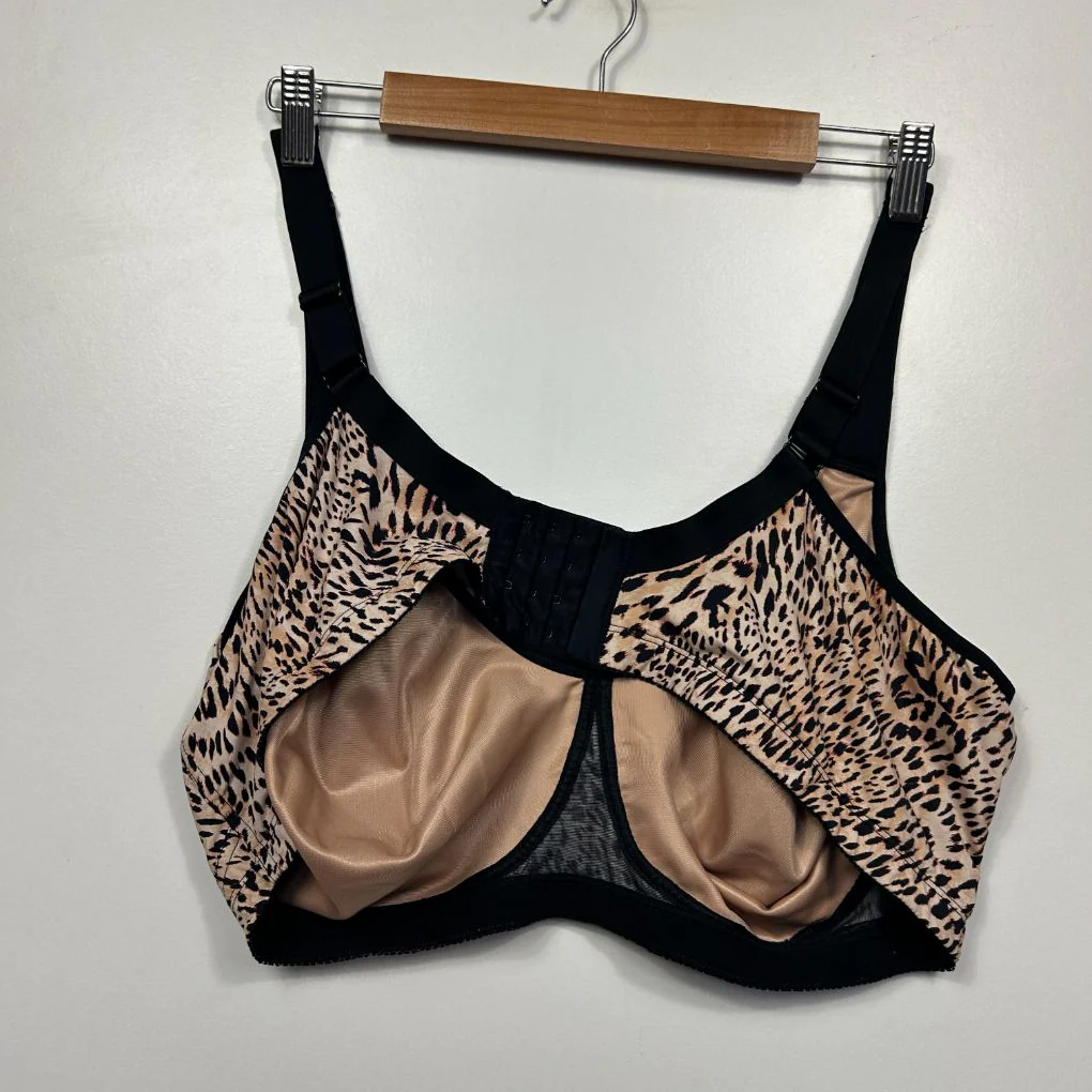 Taking Shape Leopard Print Bra - Size 24E - Image 2