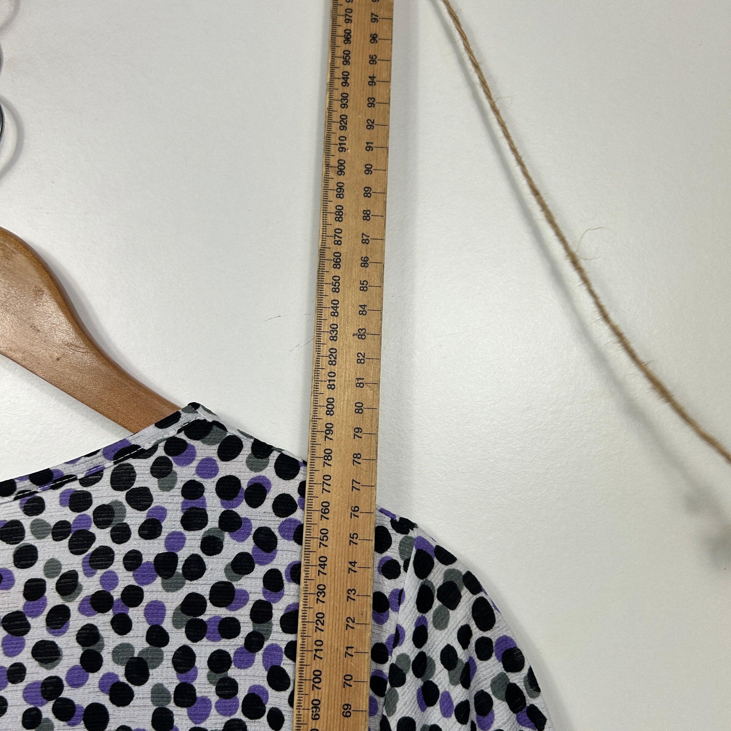 Taking Shape Spotted Print Tunic Top - Size 16/S - Image 5