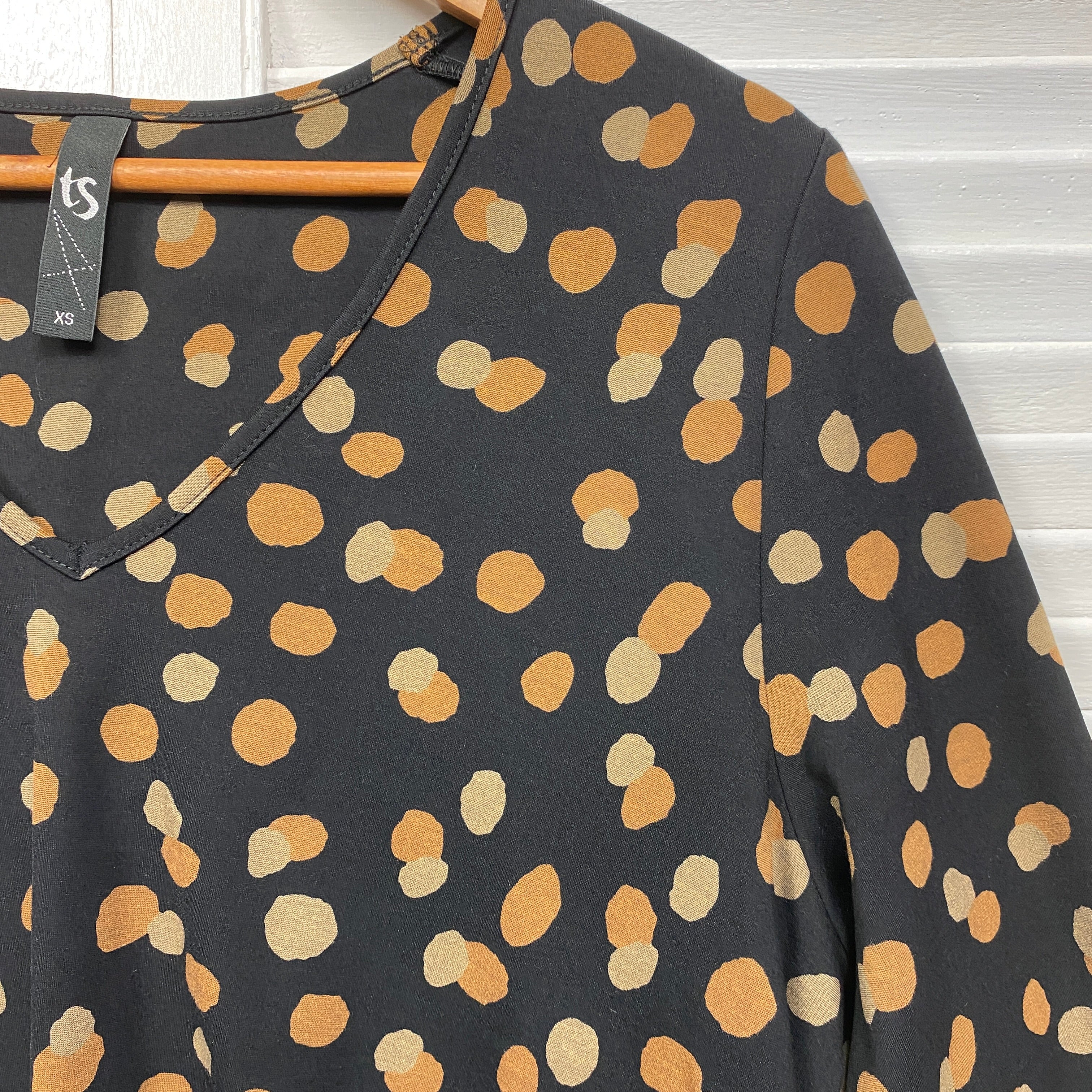 Taking Shape Top Size 14 XS Long Sleeve Black - Image 4