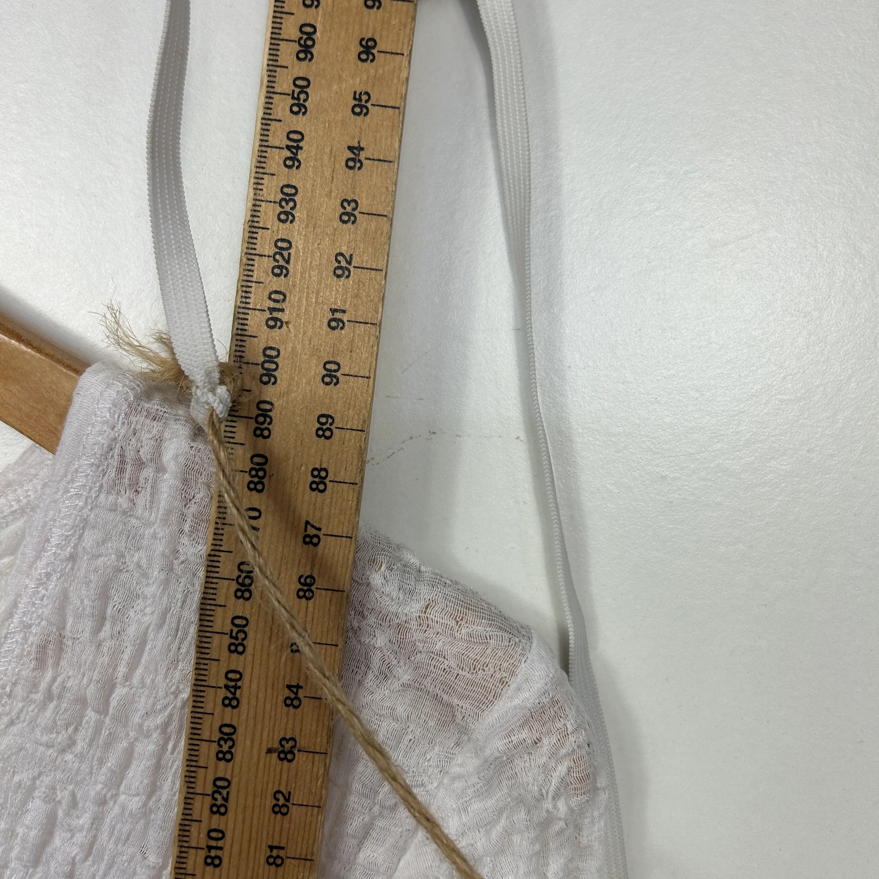 Taking Shape White Textured Tunic Top - Size 12/14 - Image 7