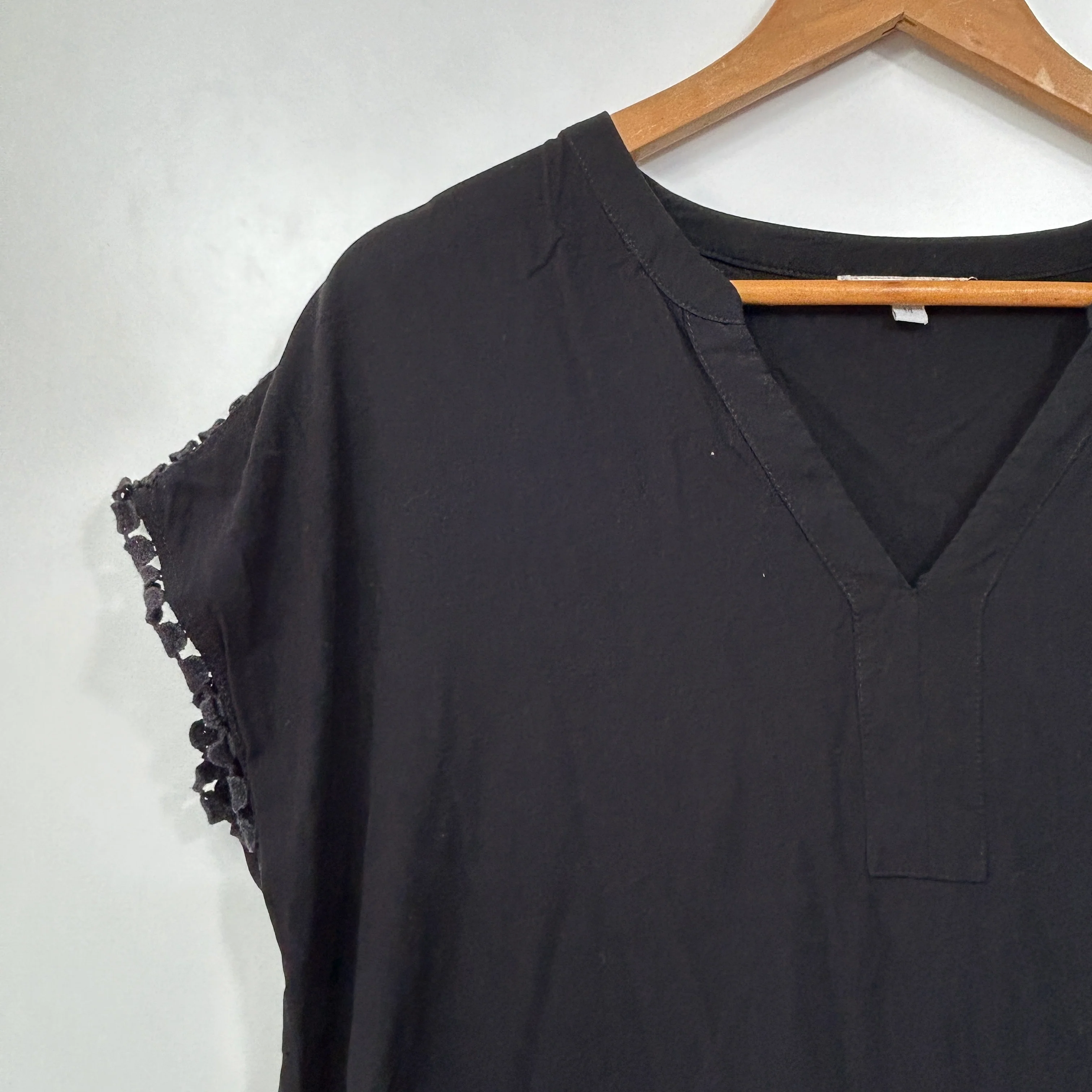 Target Corchet Trim Black Dress - Size 14 - Image 2