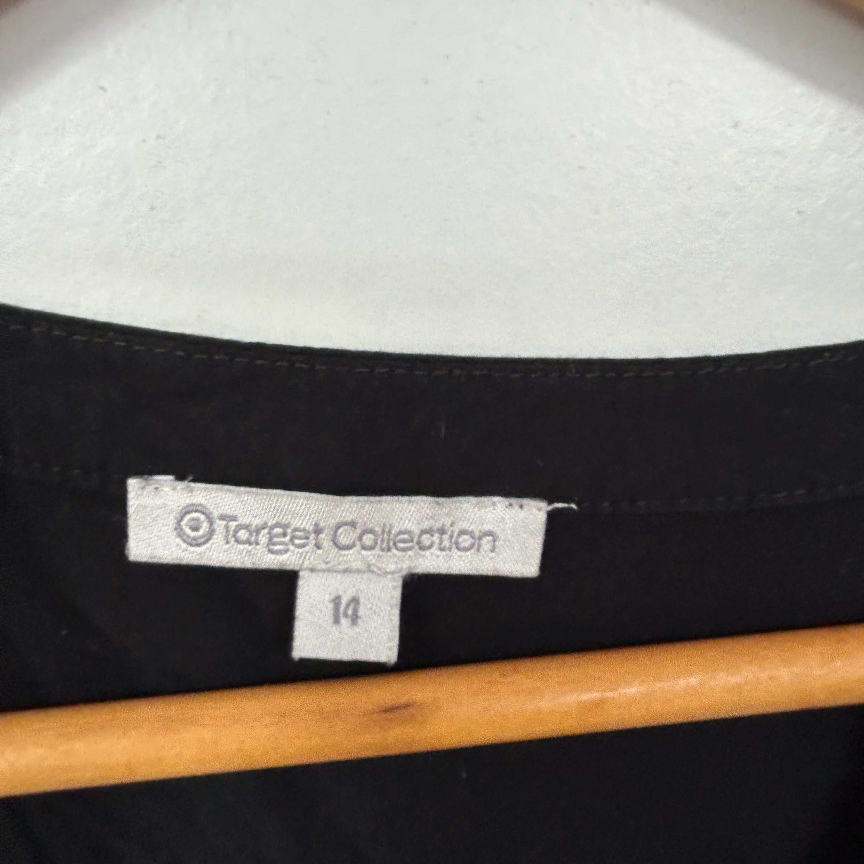 Target Corchet Trim Black Dress - Size 14 - Image 3